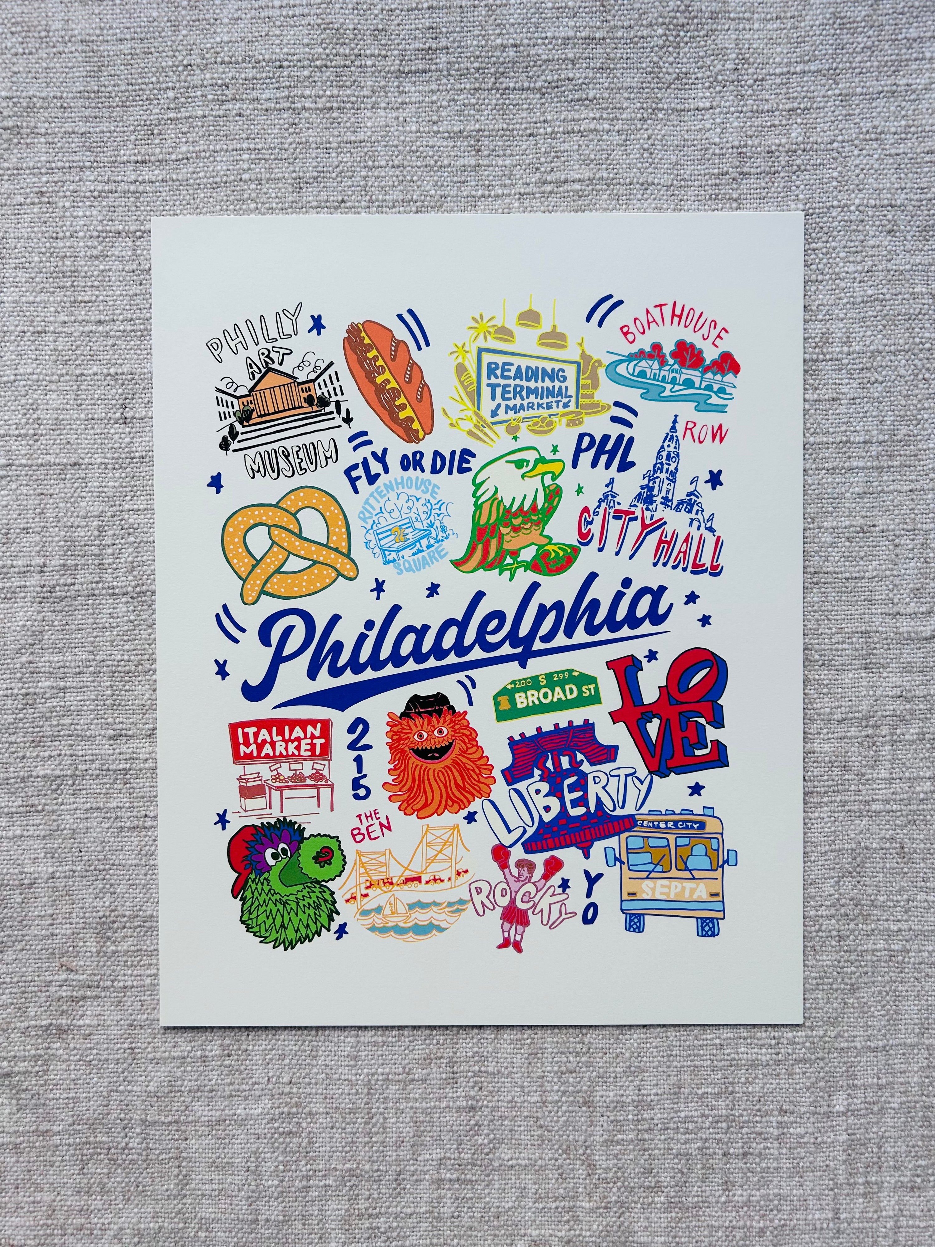 Philly Icons Art Print