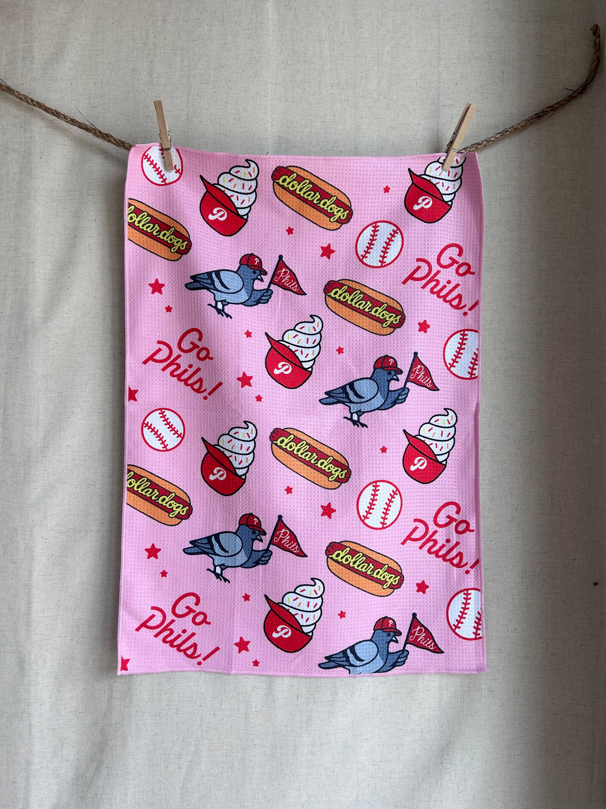 Philly Baseball Microfiber Tea Towel