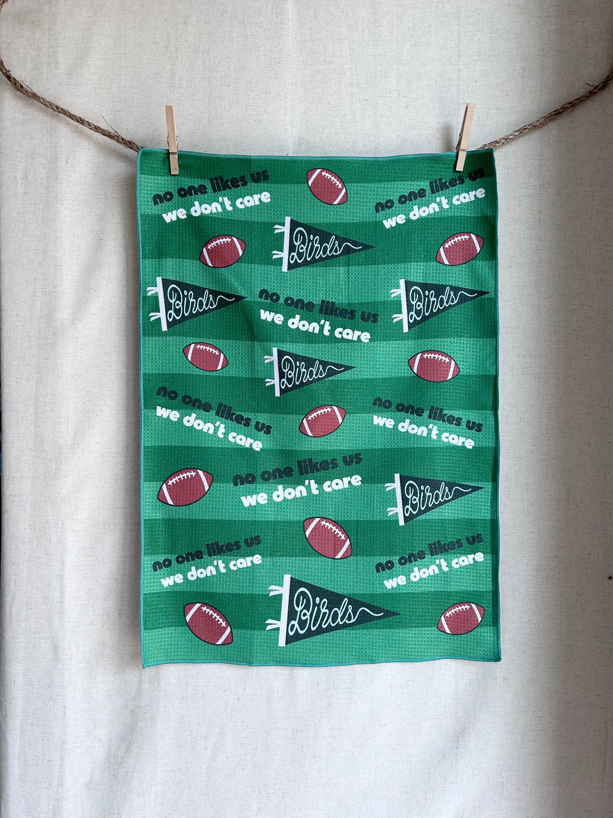 Birds Microfiber Tea Towel