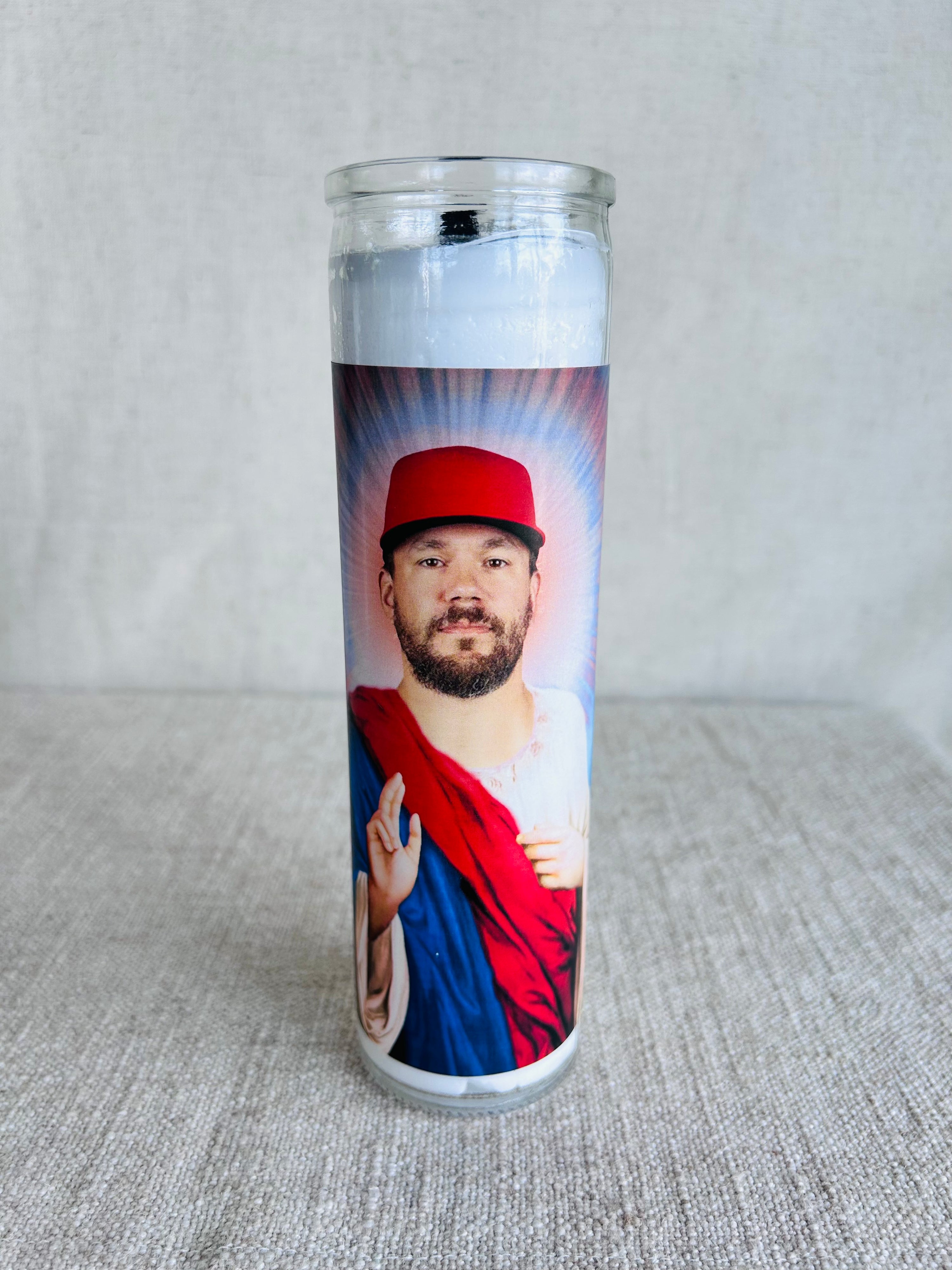 Schwarber Prayer Candle