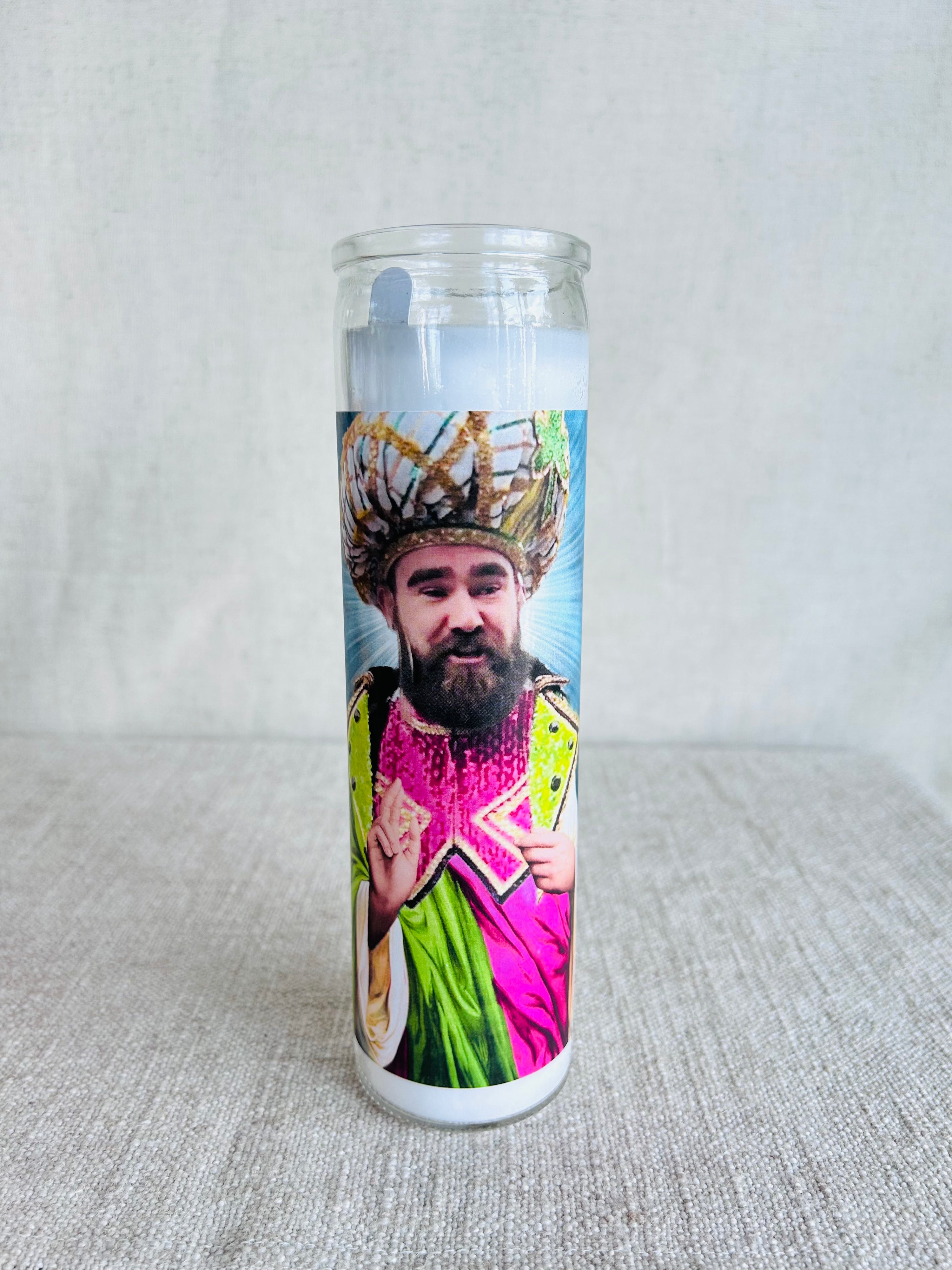 Kelce Mummer Prayer Candle