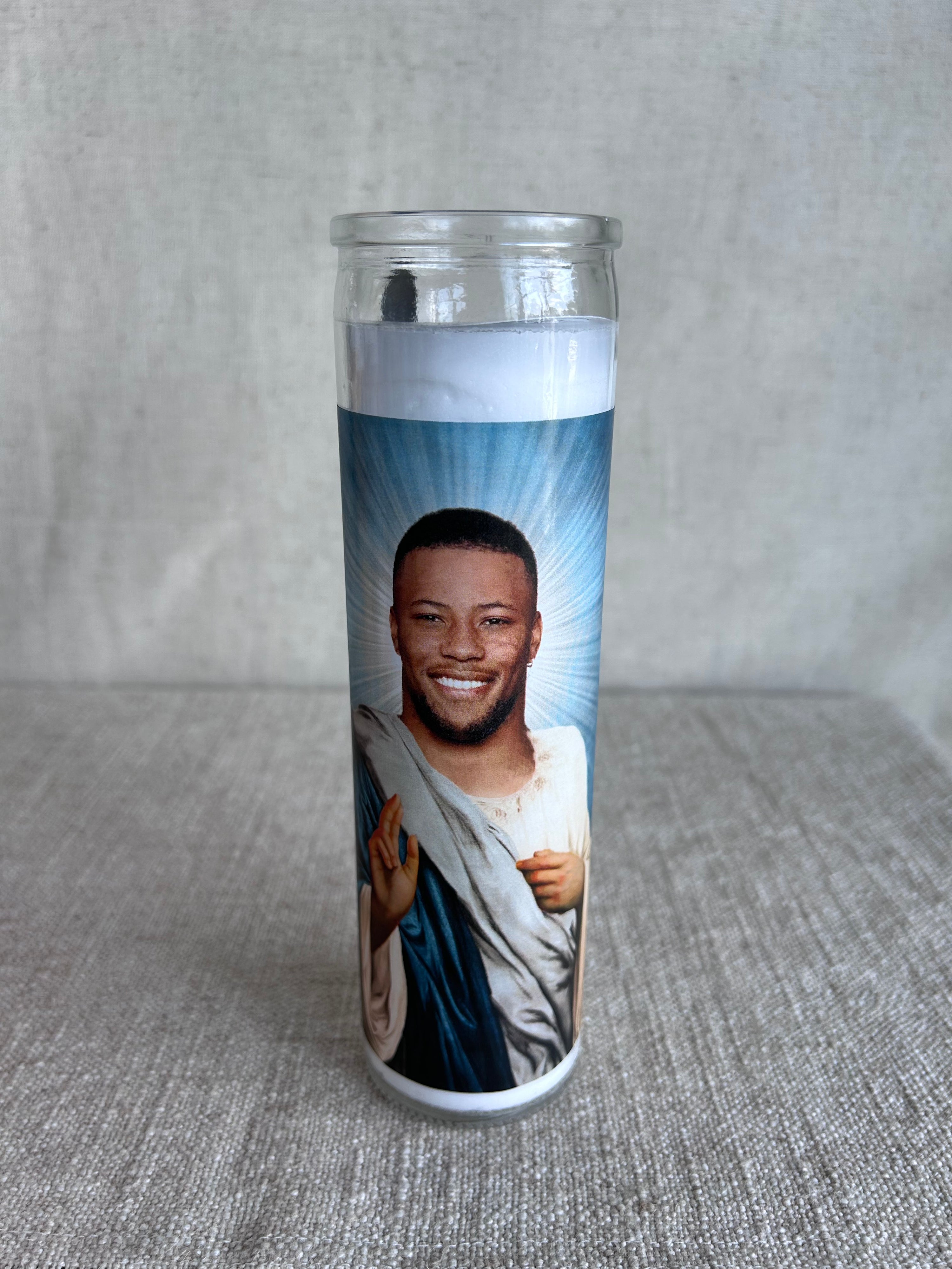 Saquon Prayer Candle