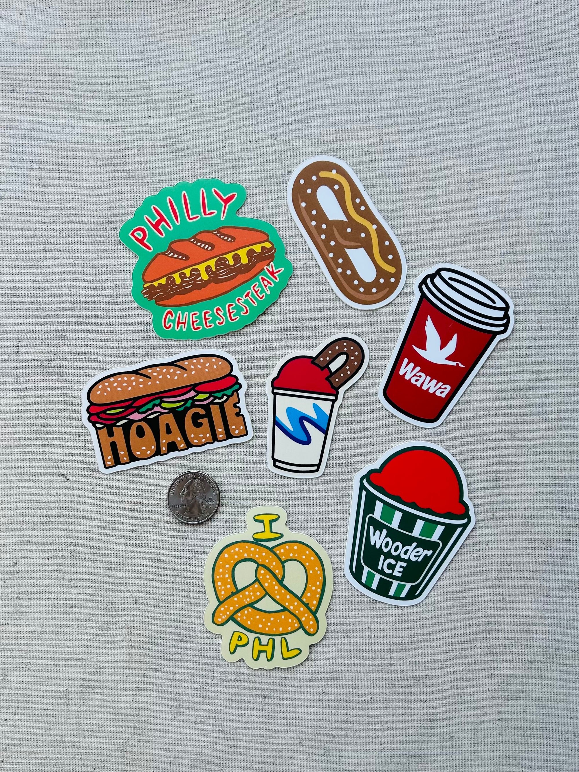 Philly Food Stickers