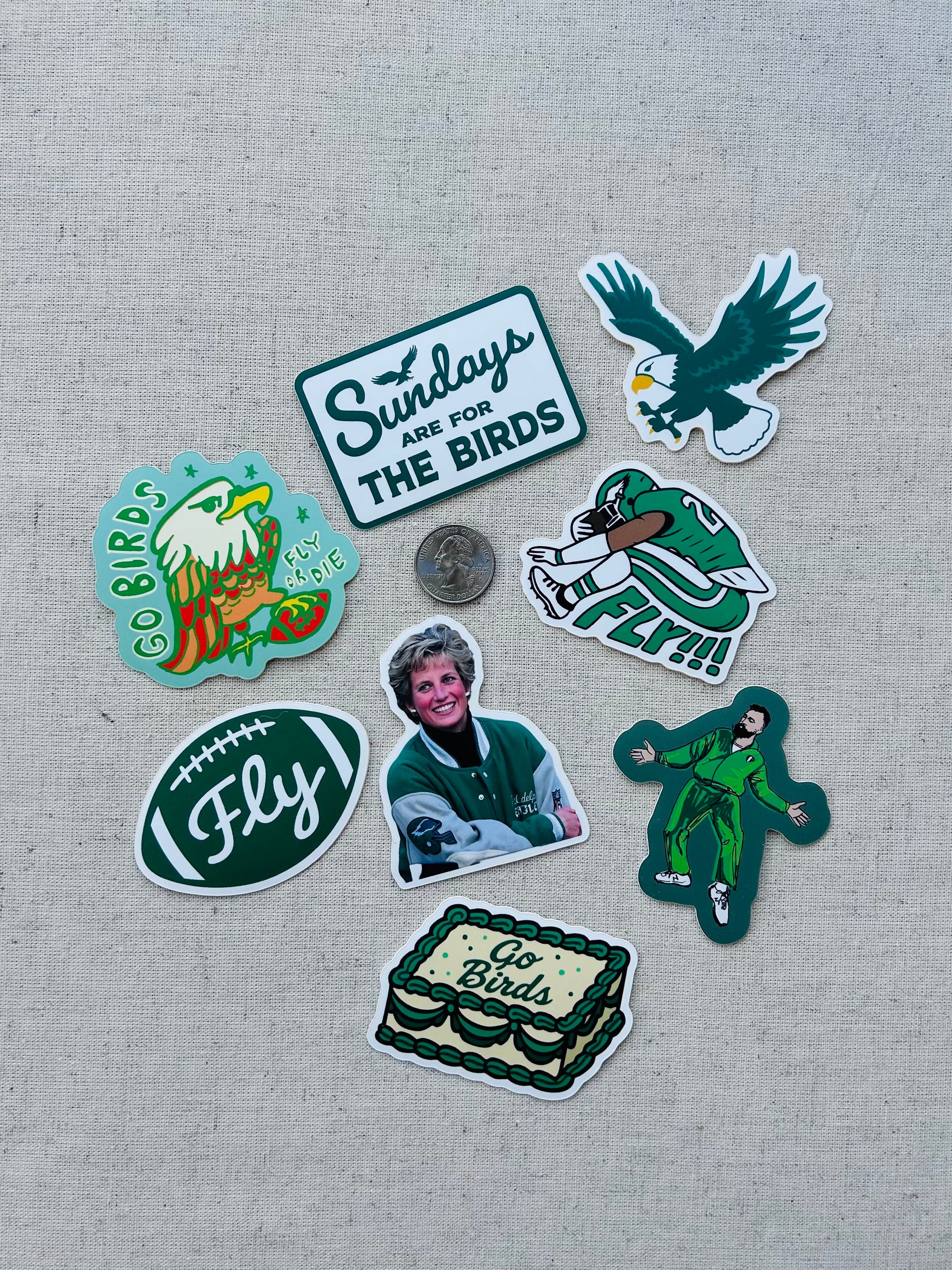 Philly Football Stickers