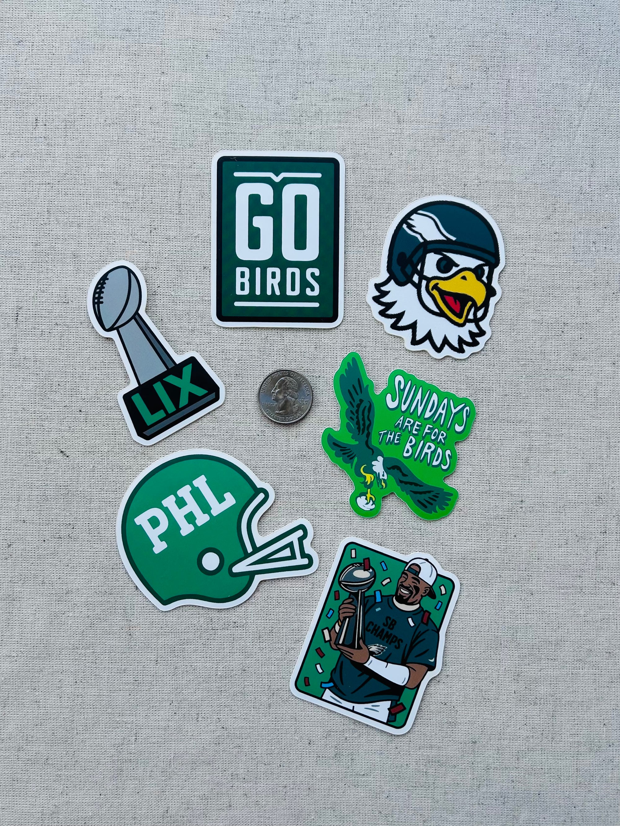 Philly Football Stickers