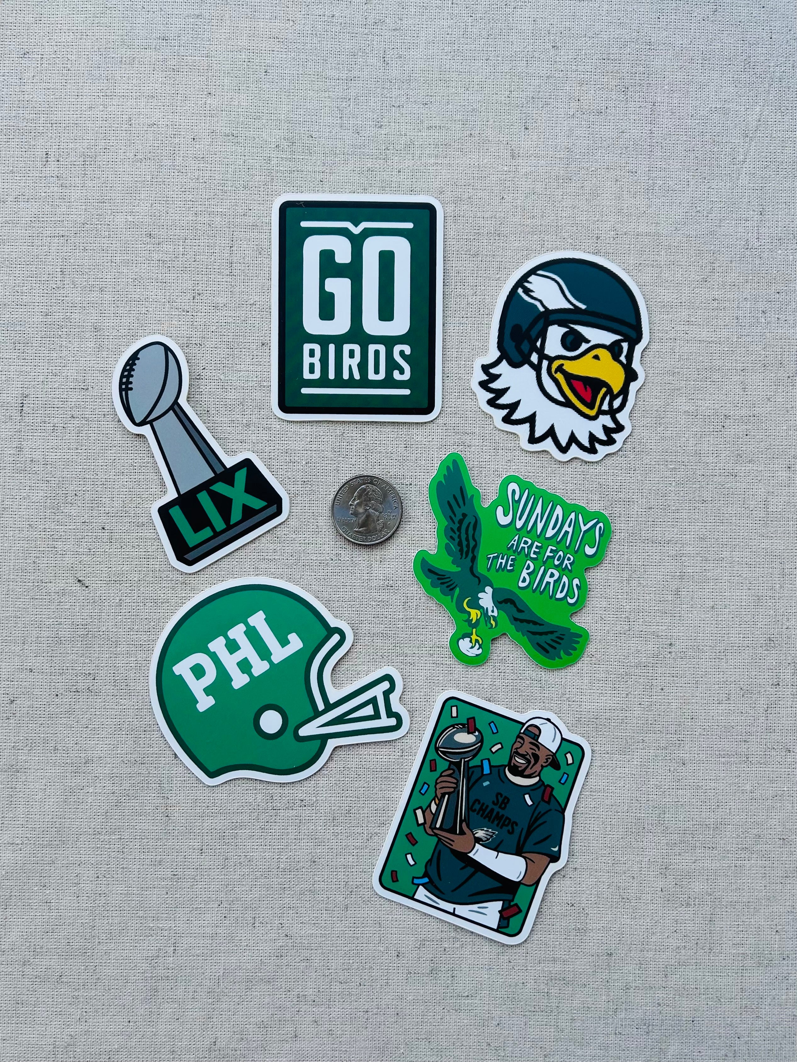 Philly Football Stickers