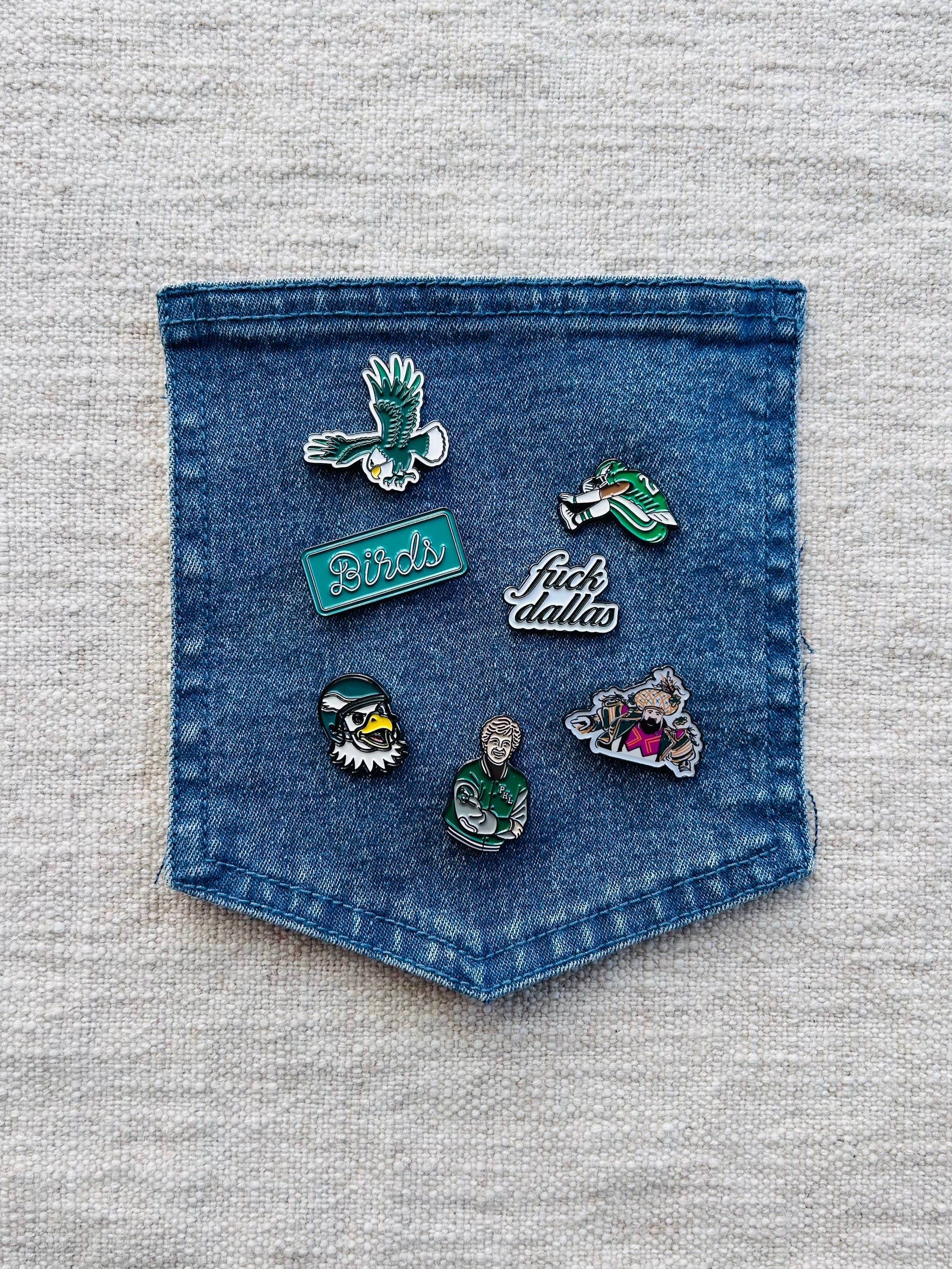 Philly Football Enamel Pins