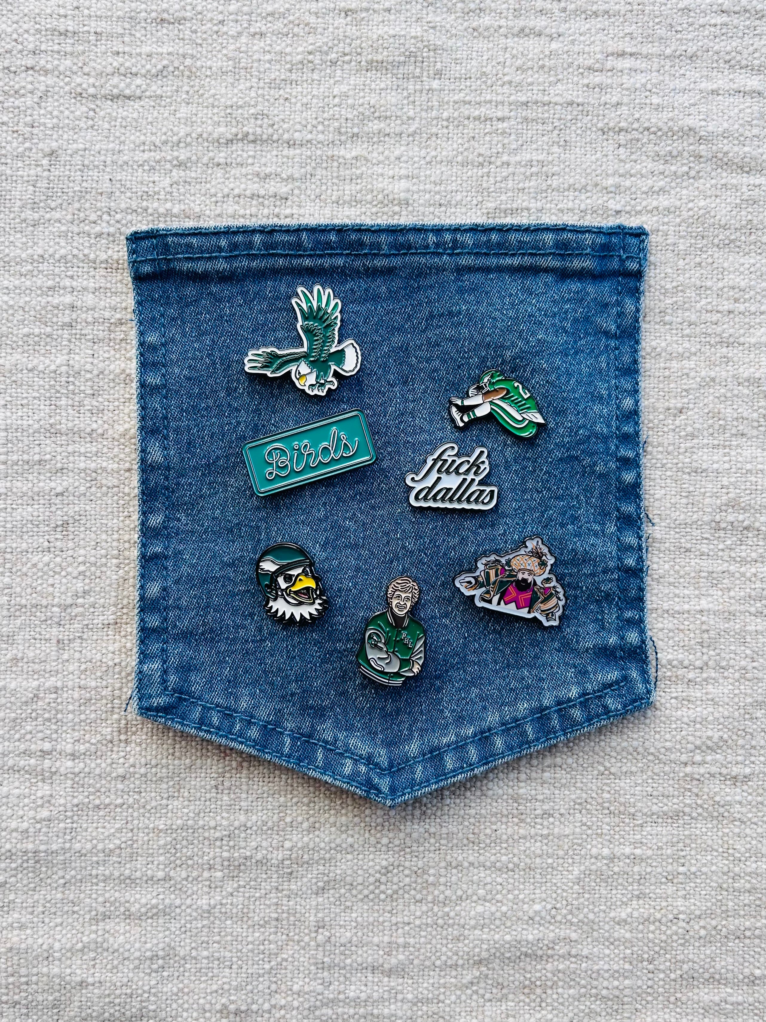 Philly Football Enamel Pins