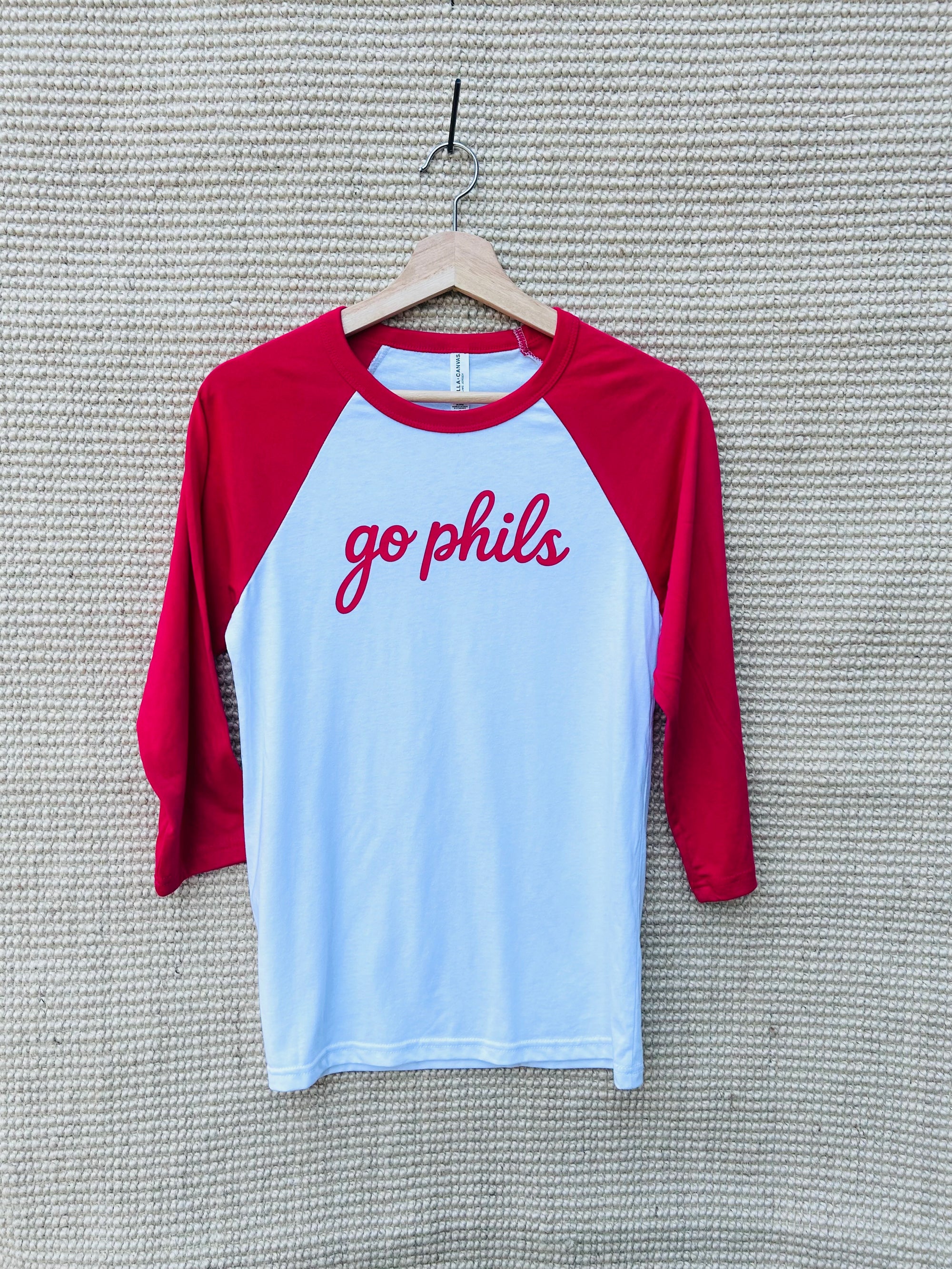 Go Phils 3/4 Sleeve Raglan