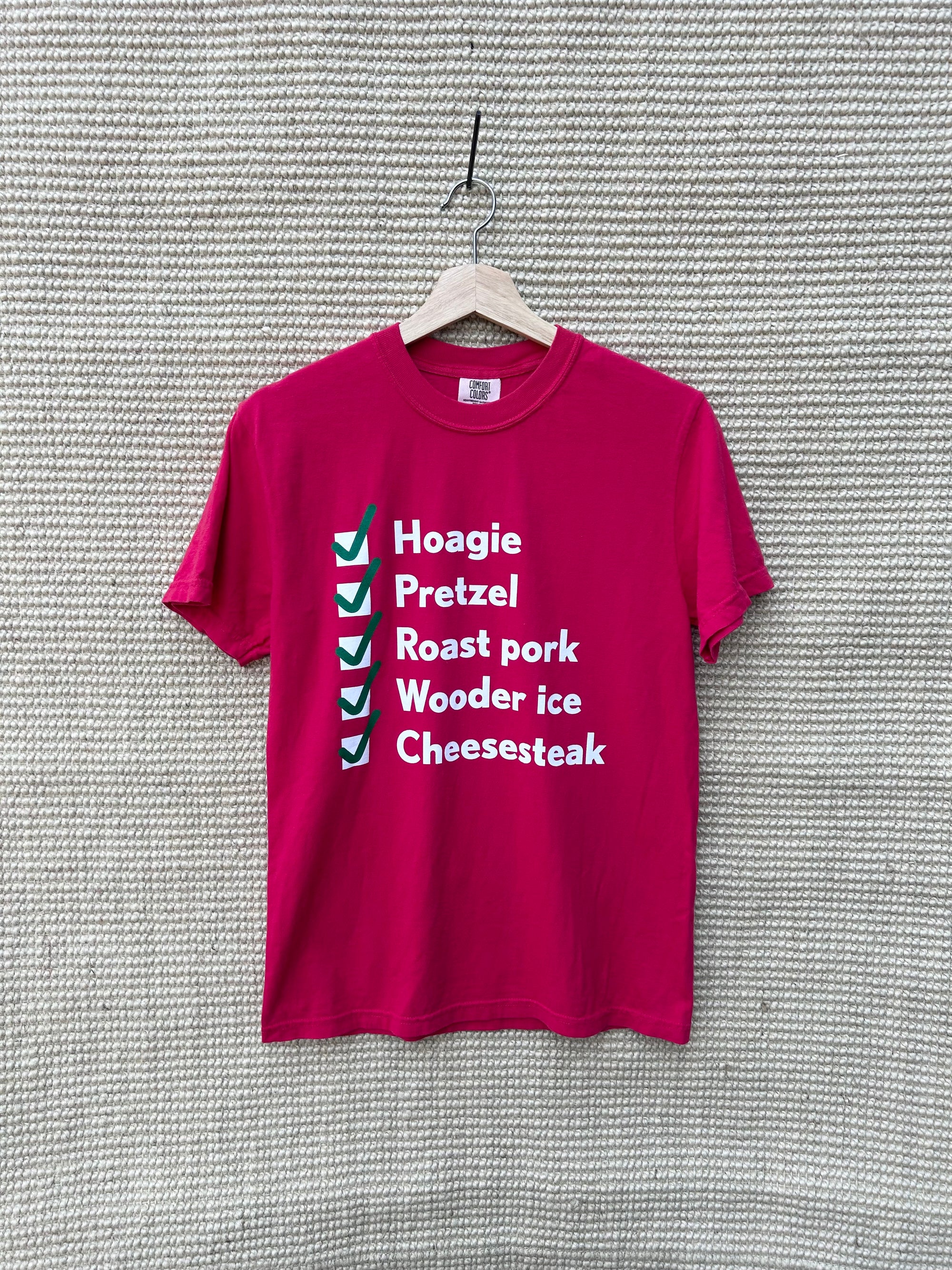 Philly Foods Checklist Tee