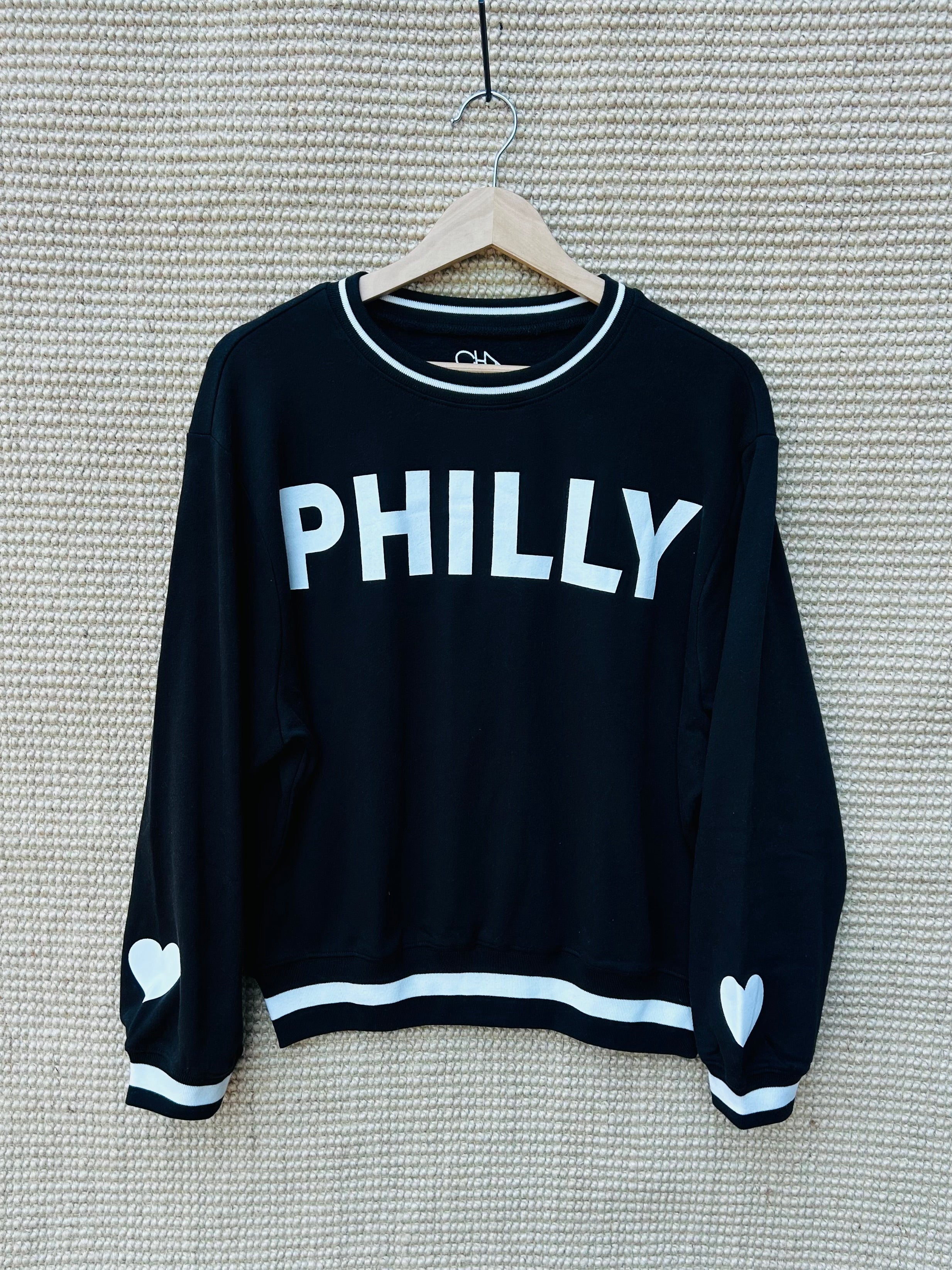 Philly Black Crewneck