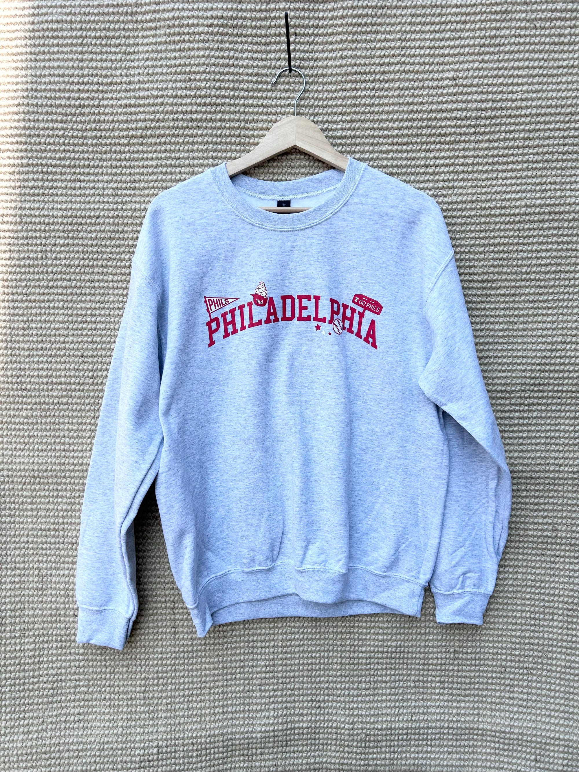 Philadelphia Baseball Icons Crewneck