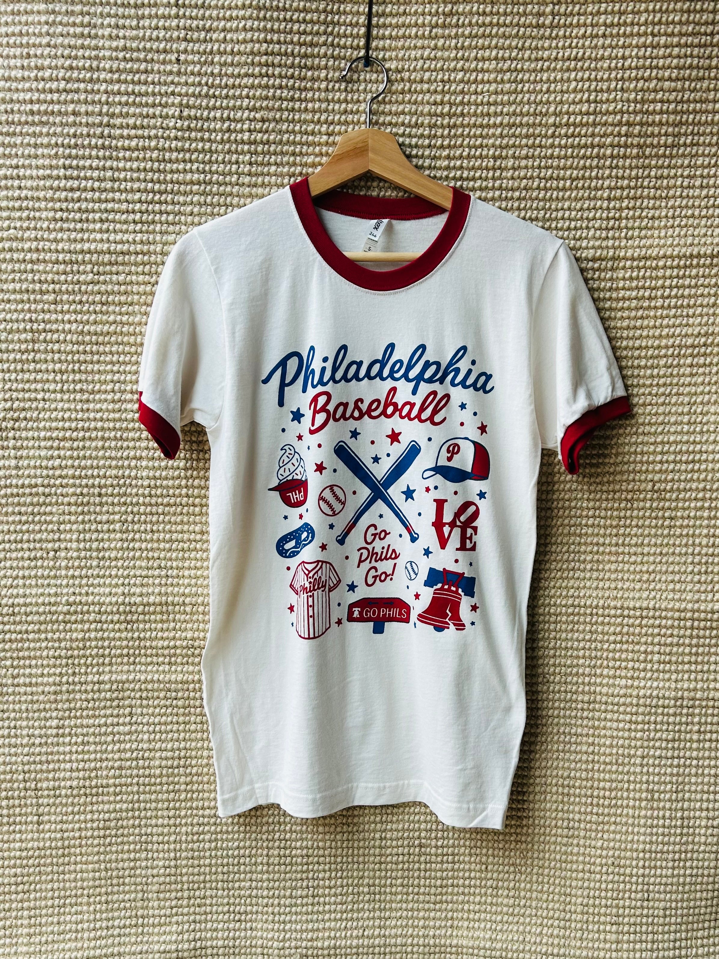 Philadelphia Baseball Ringer Tee