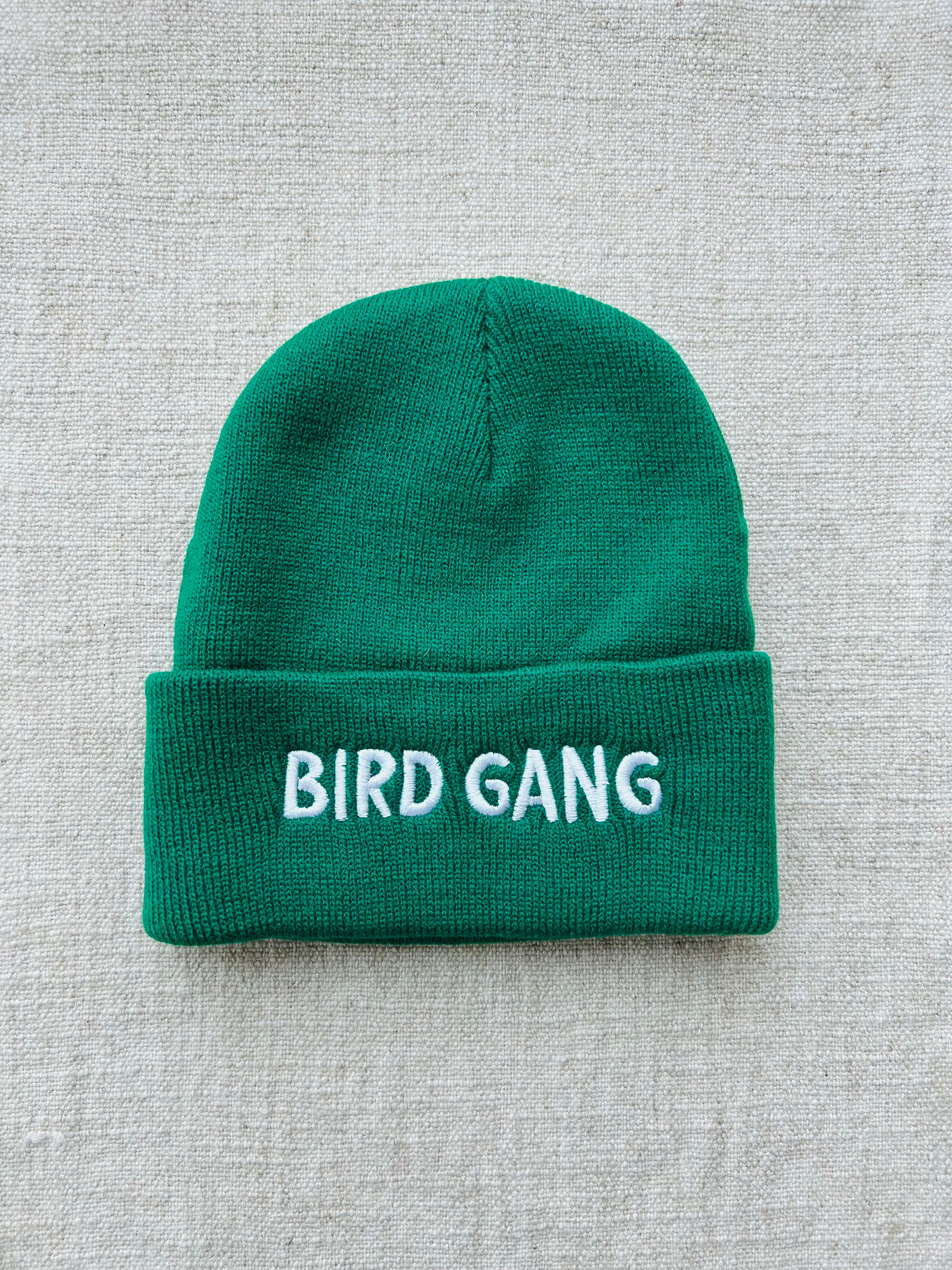 Bird Gang Embroidered Beanie