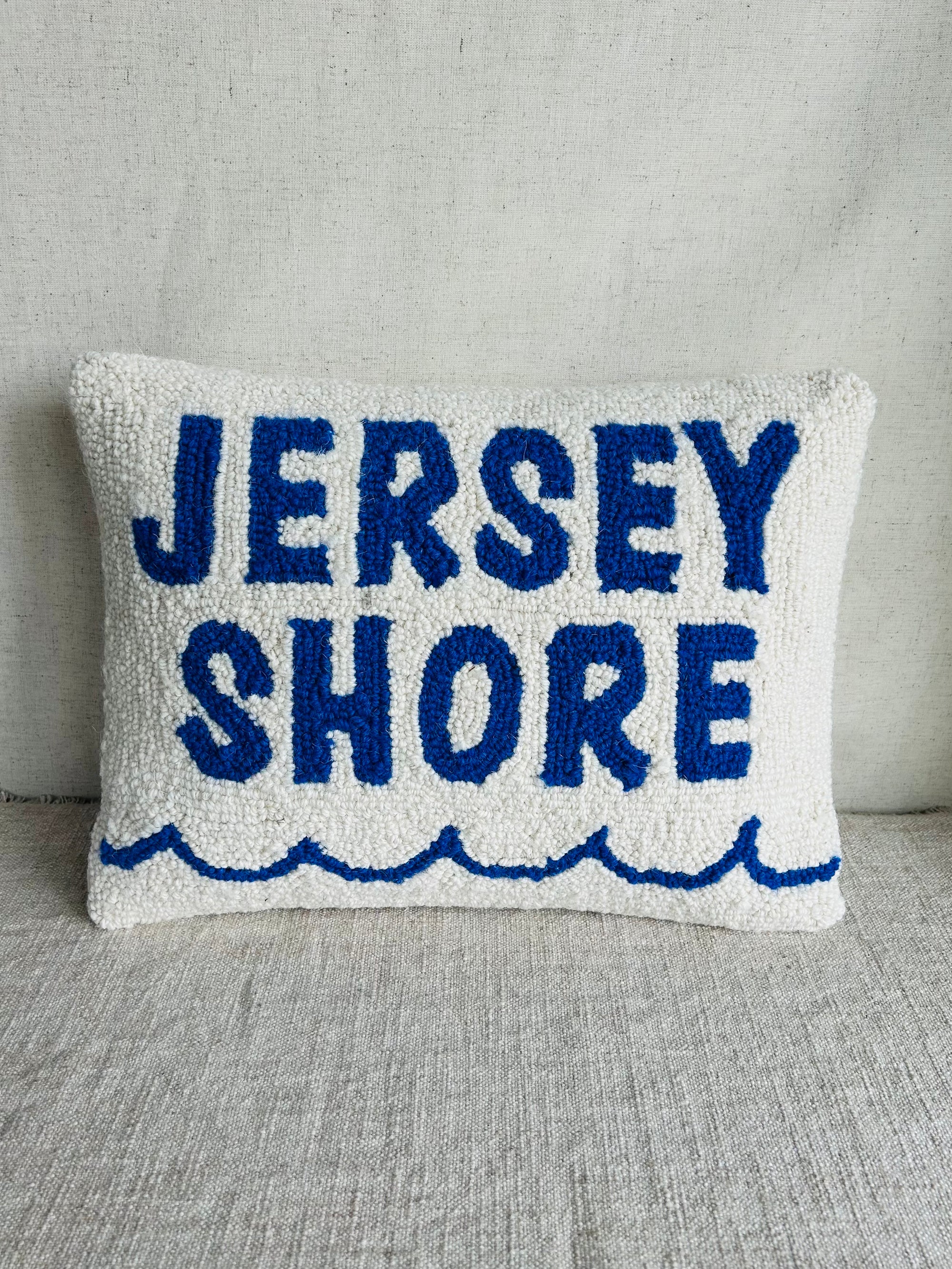 Jersey Shore Hook Pillow