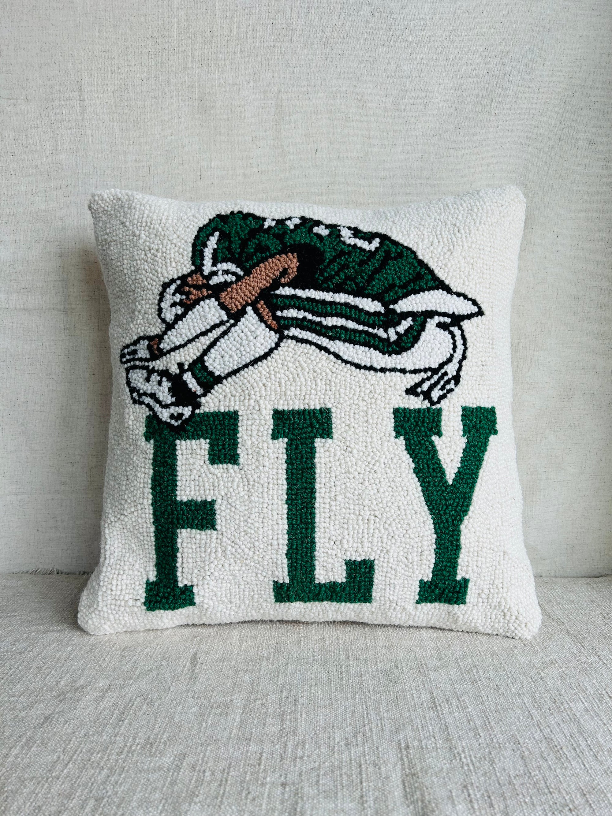 Fly Saquon Hook Pillow