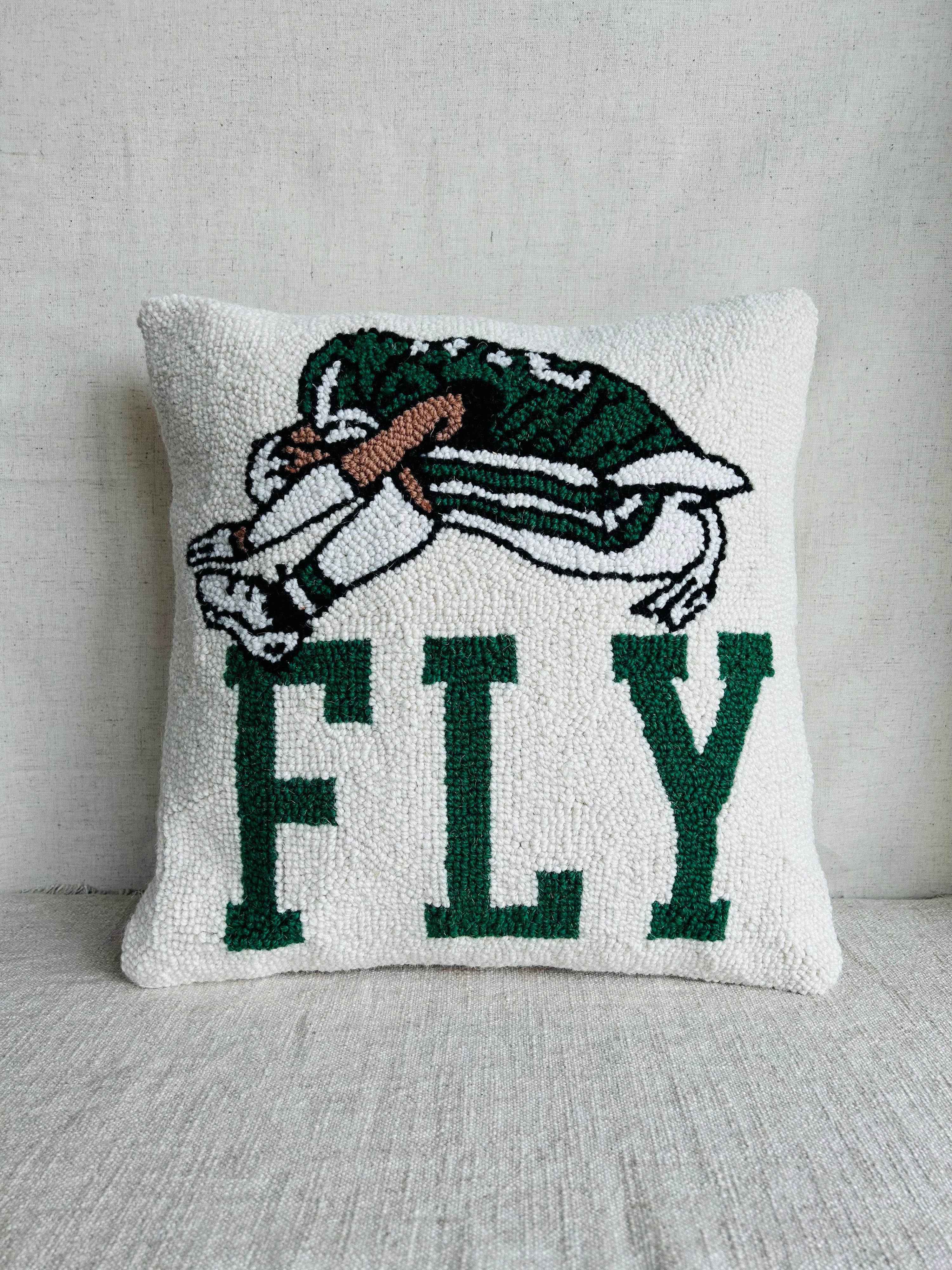 Fly Saquon Hook Pillow