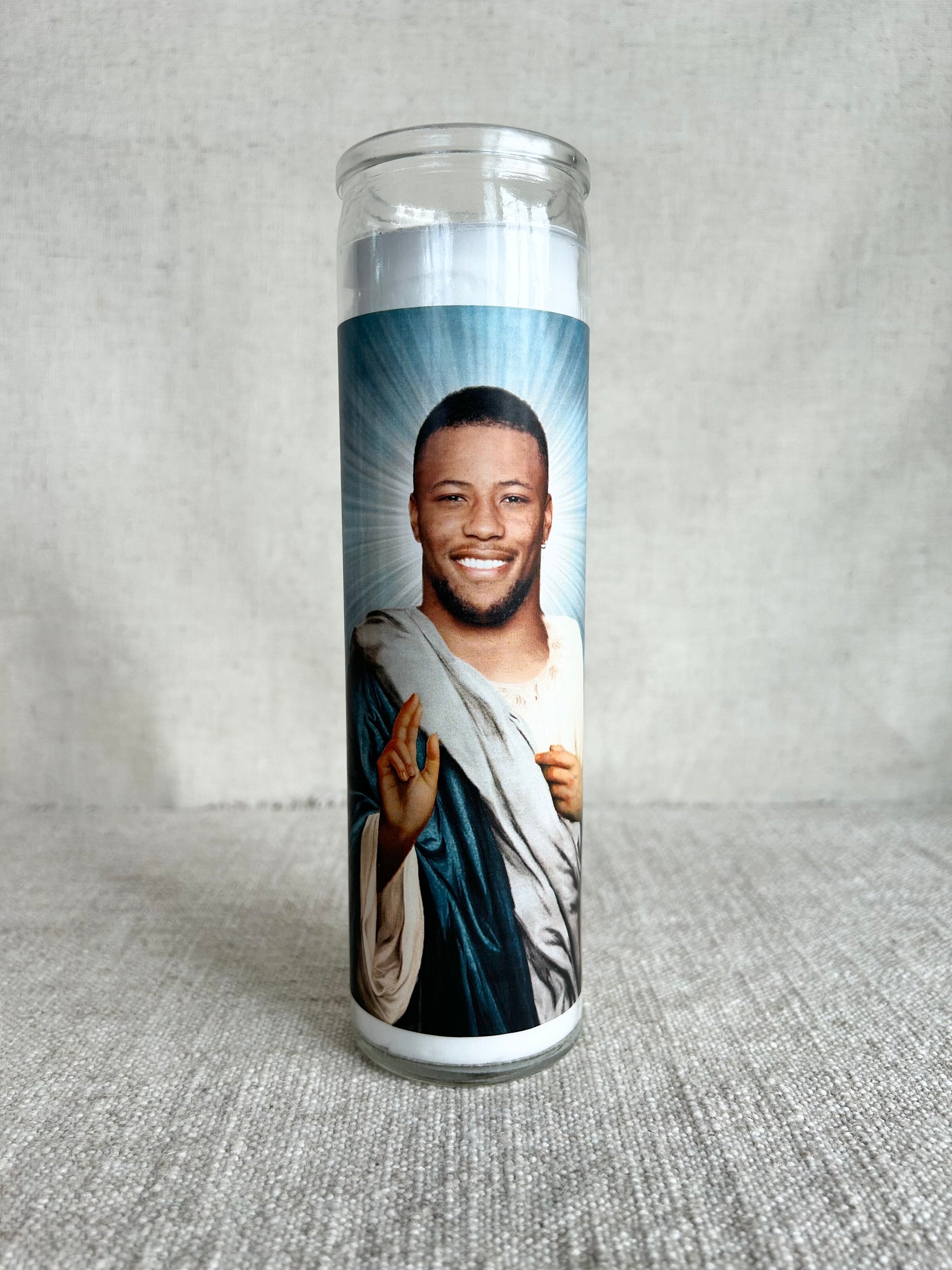 Saquon Prayer Candle