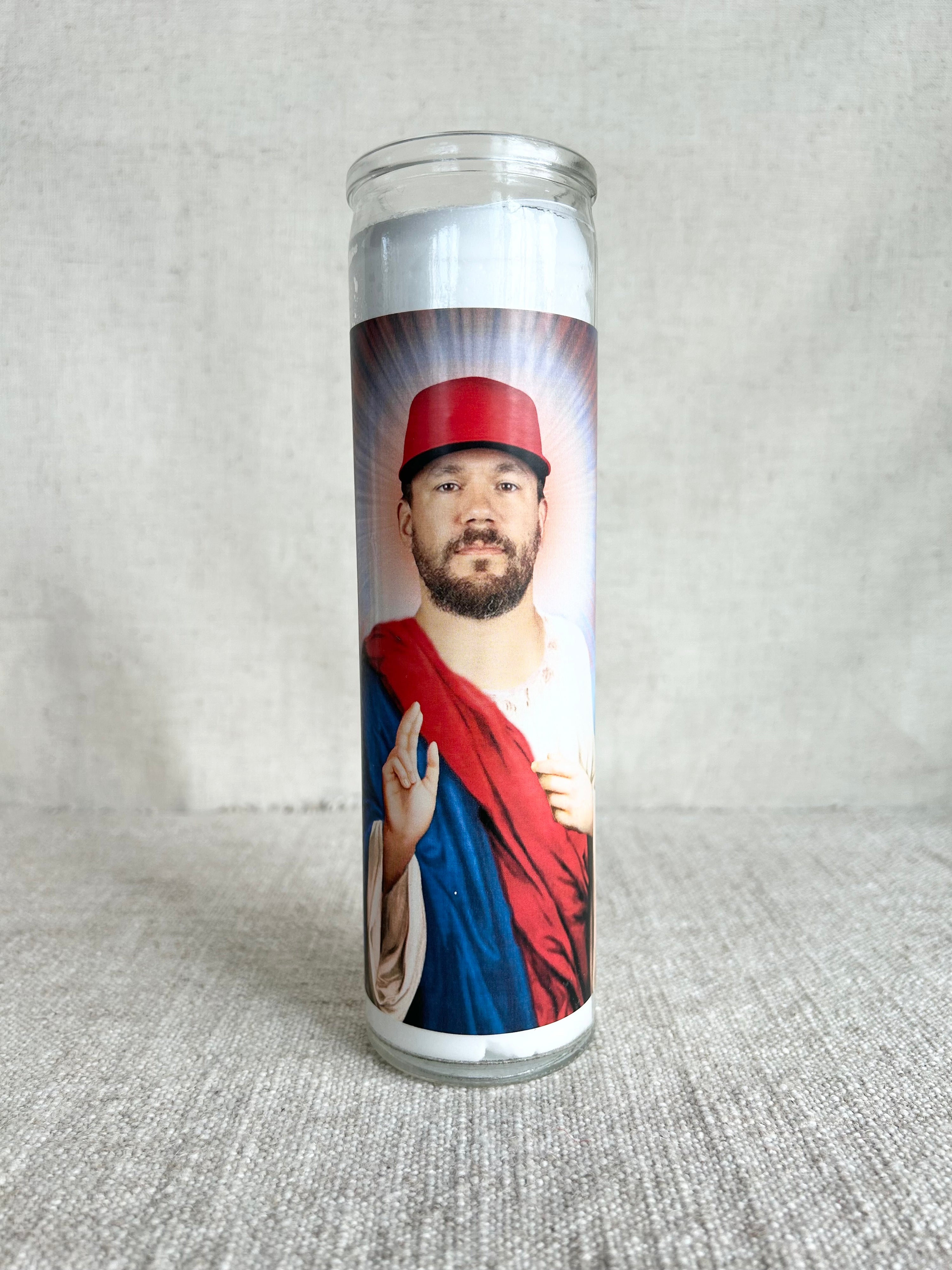 Schwarber Prayer Candle