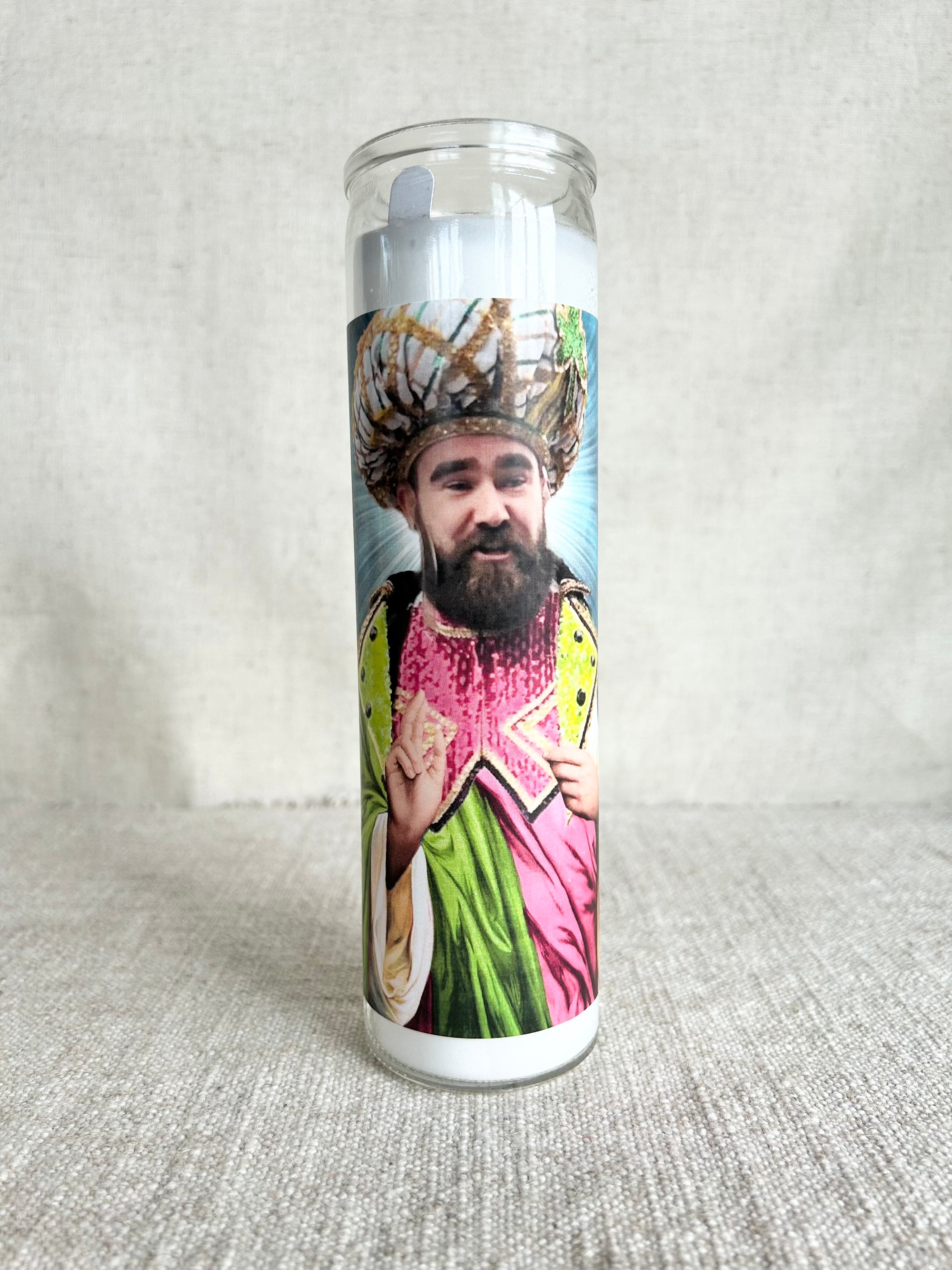 Kelce Mummer Prayer Candle