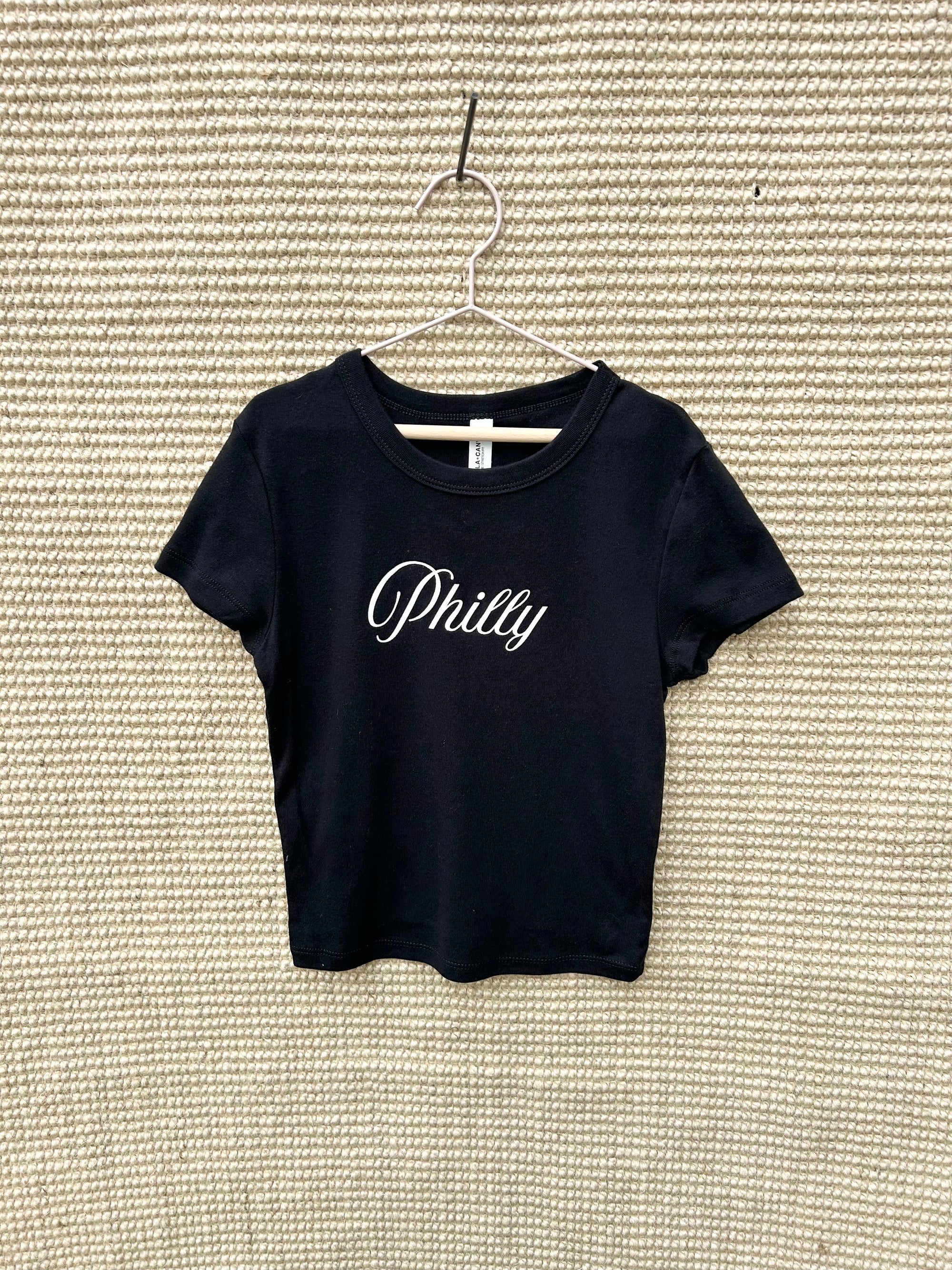 Philly Script Women's Baby Tee