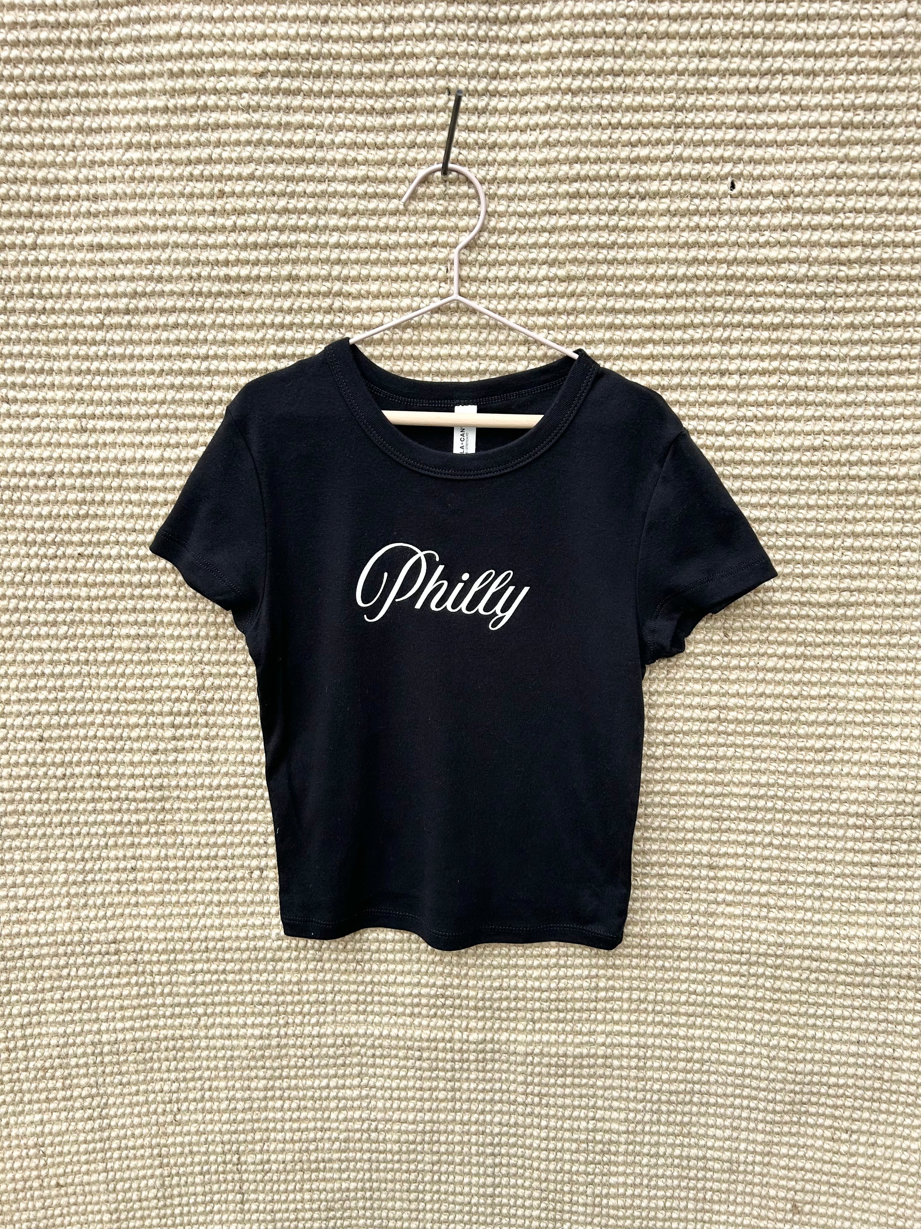 Philly Script Women's Baby Tee