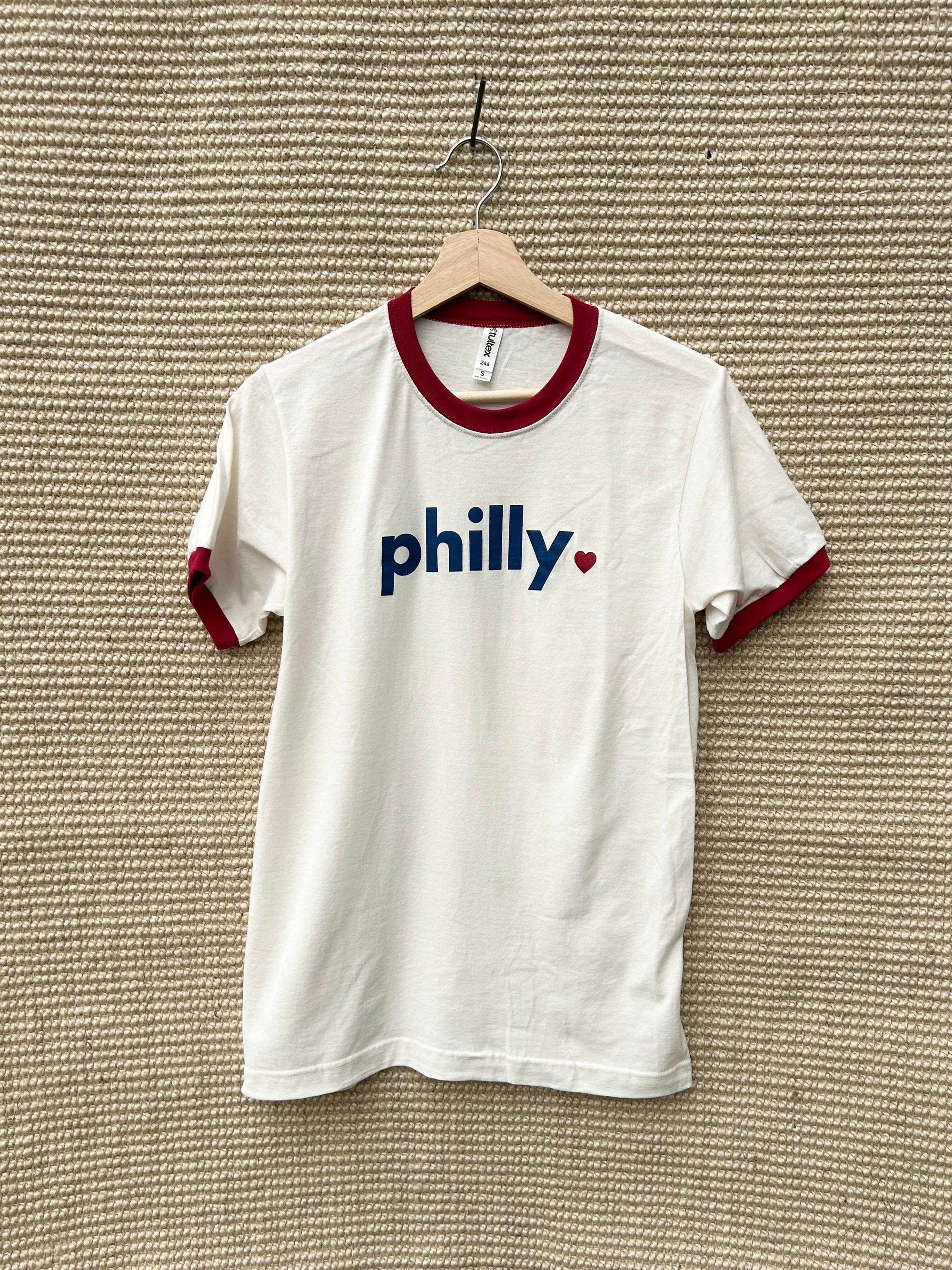 Philly Heart Ringer Tee