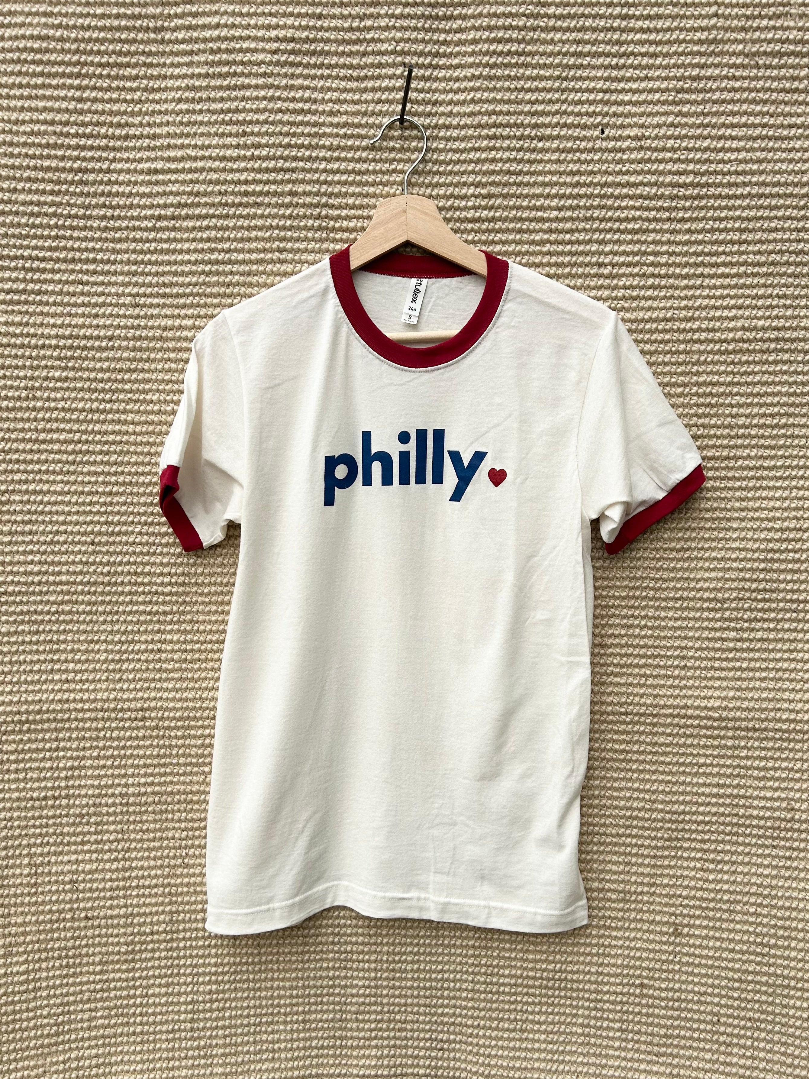 Philly Heart Ringer Tee