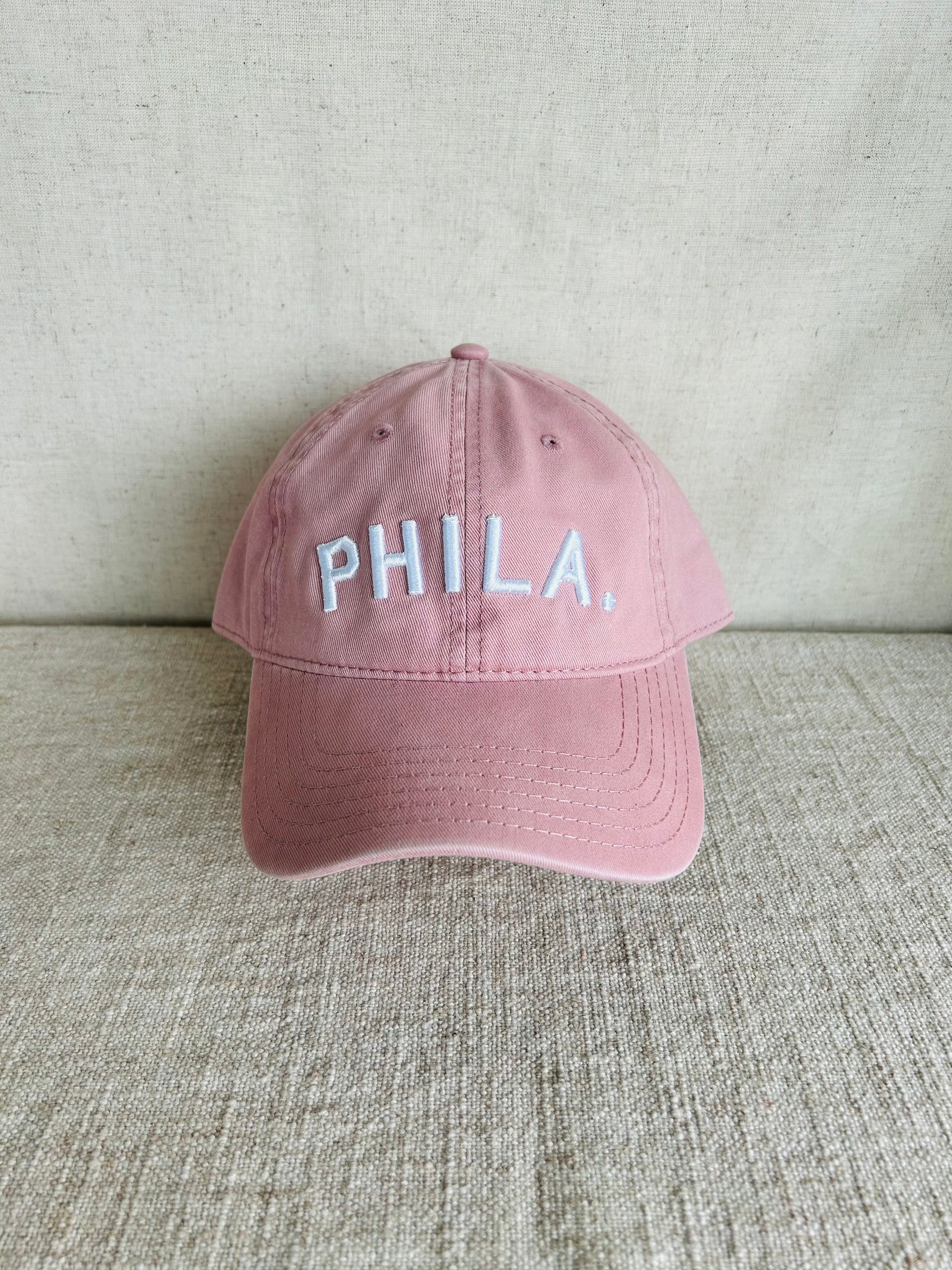 Phila Dad Hat - Dusty Rose