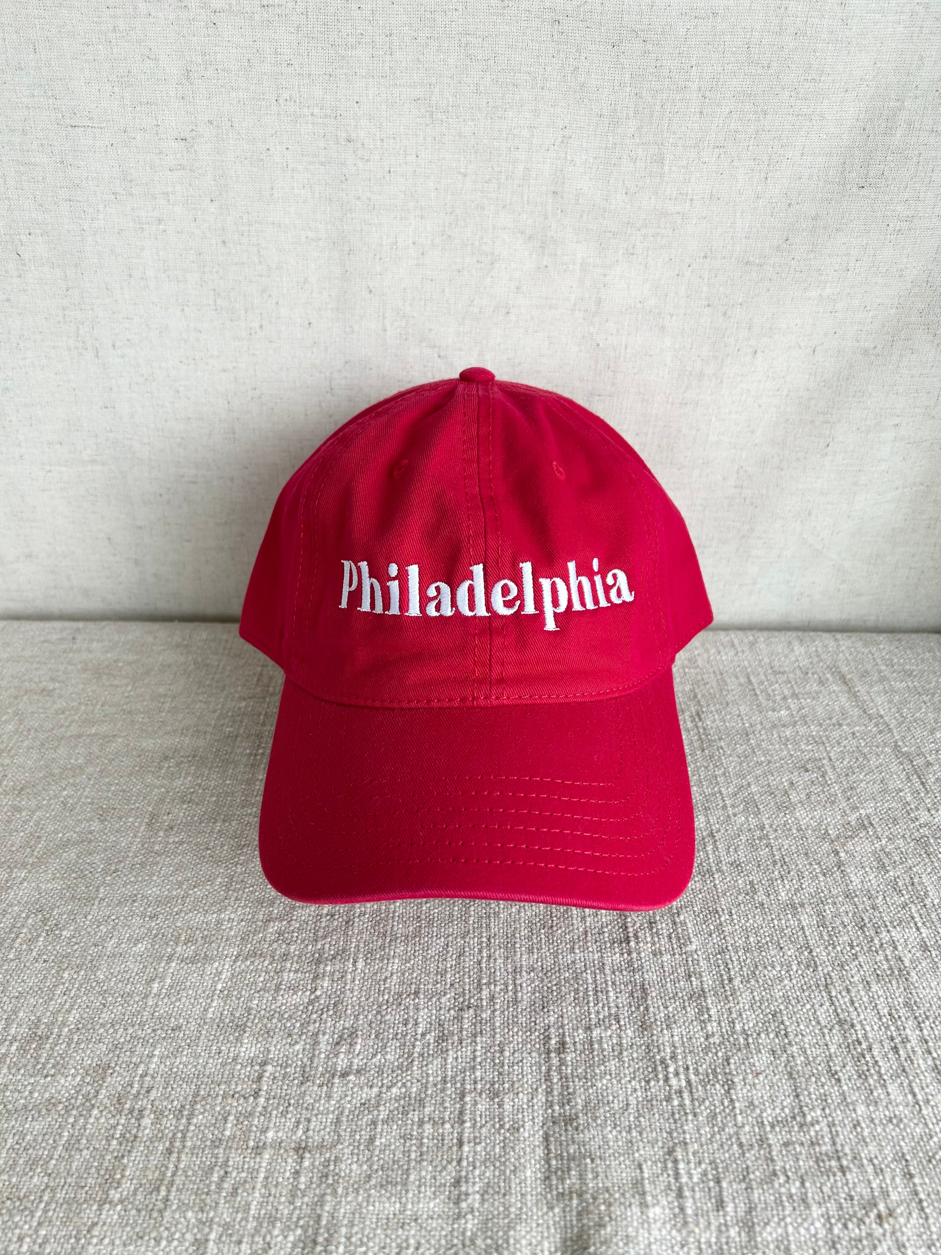Philadelphia Classic Dad Hat - Red