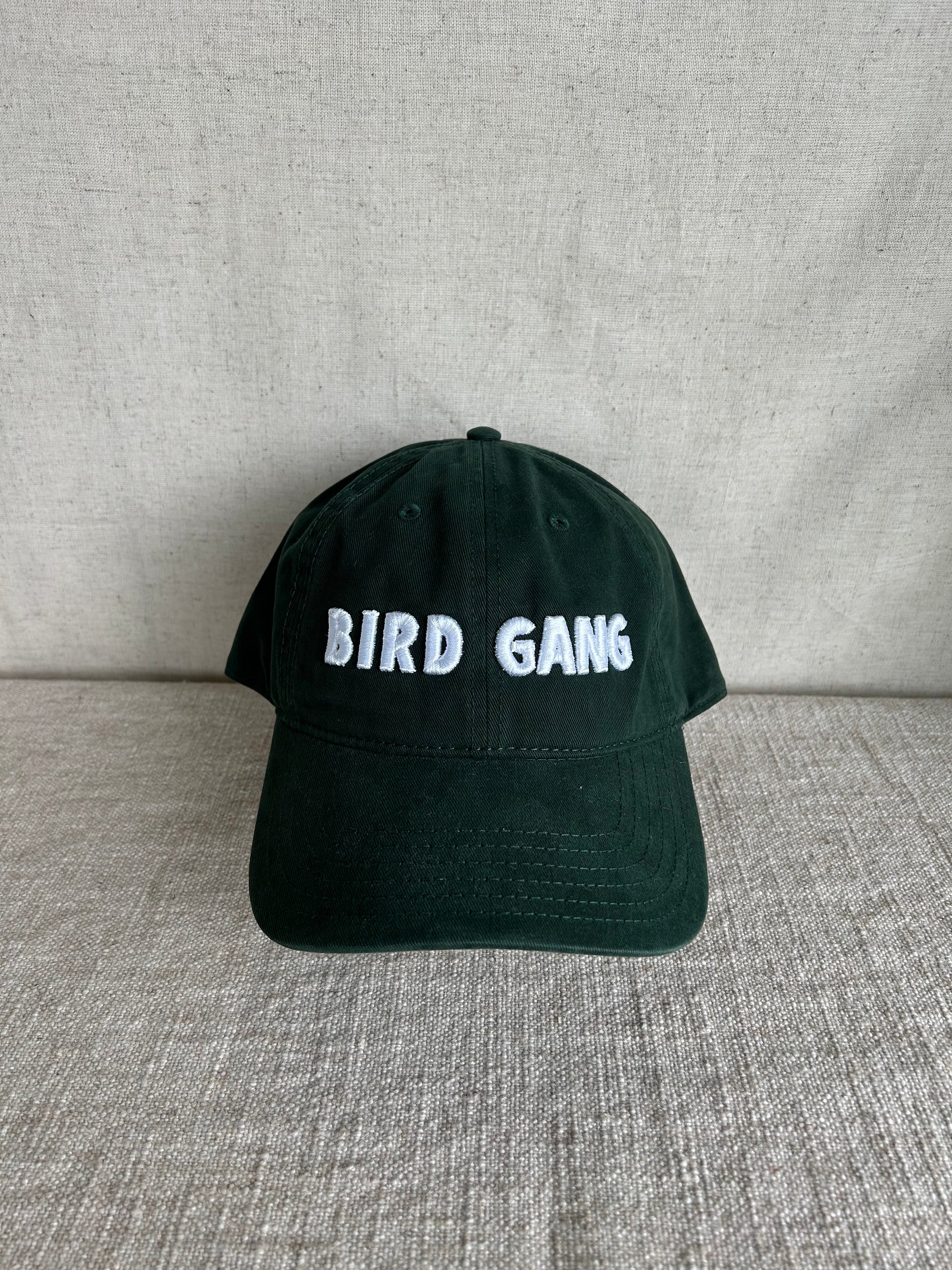Bird Gang Dad Hat - Dark Green