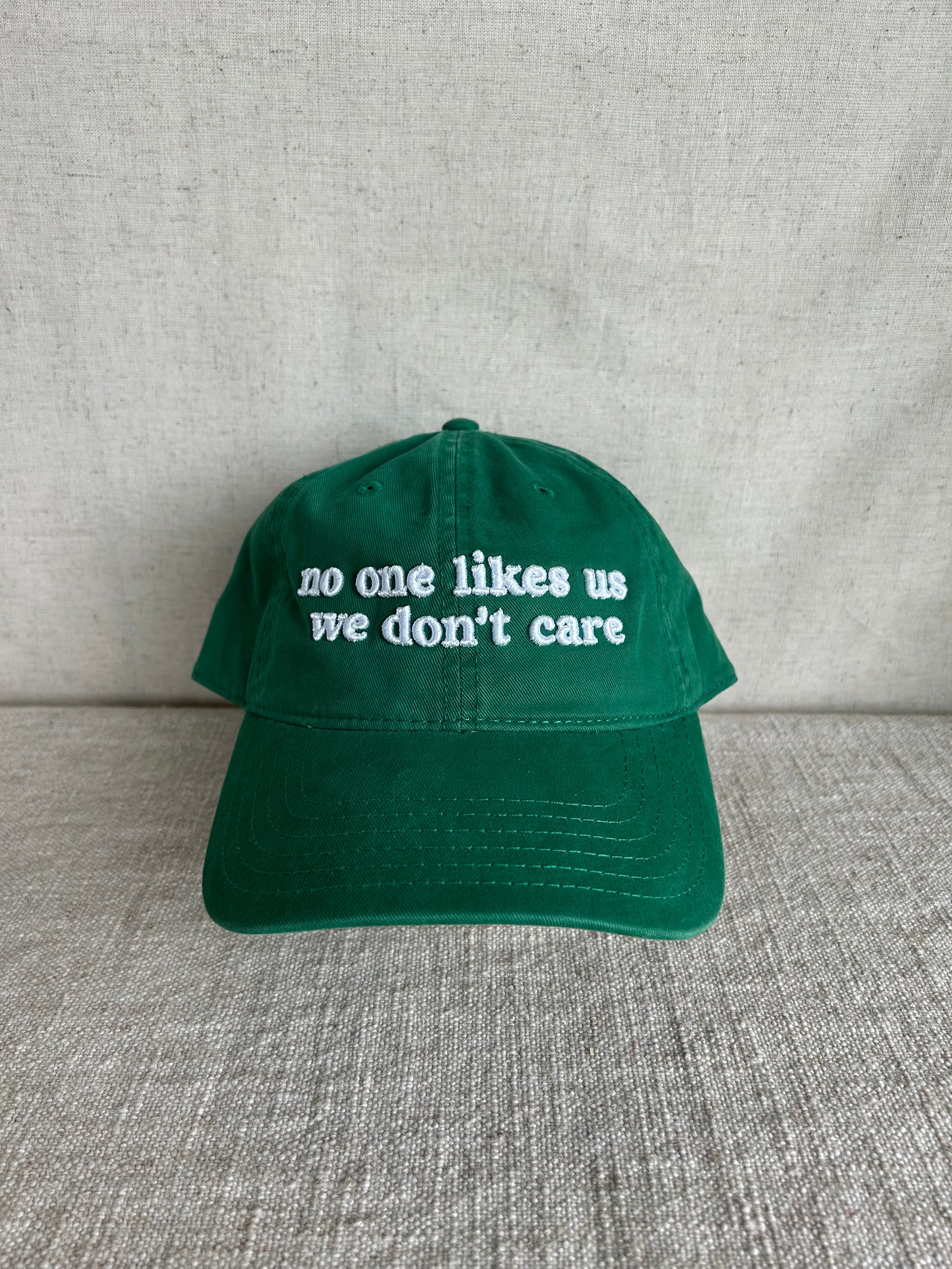 No One Likes Us Dad Hat - Green
