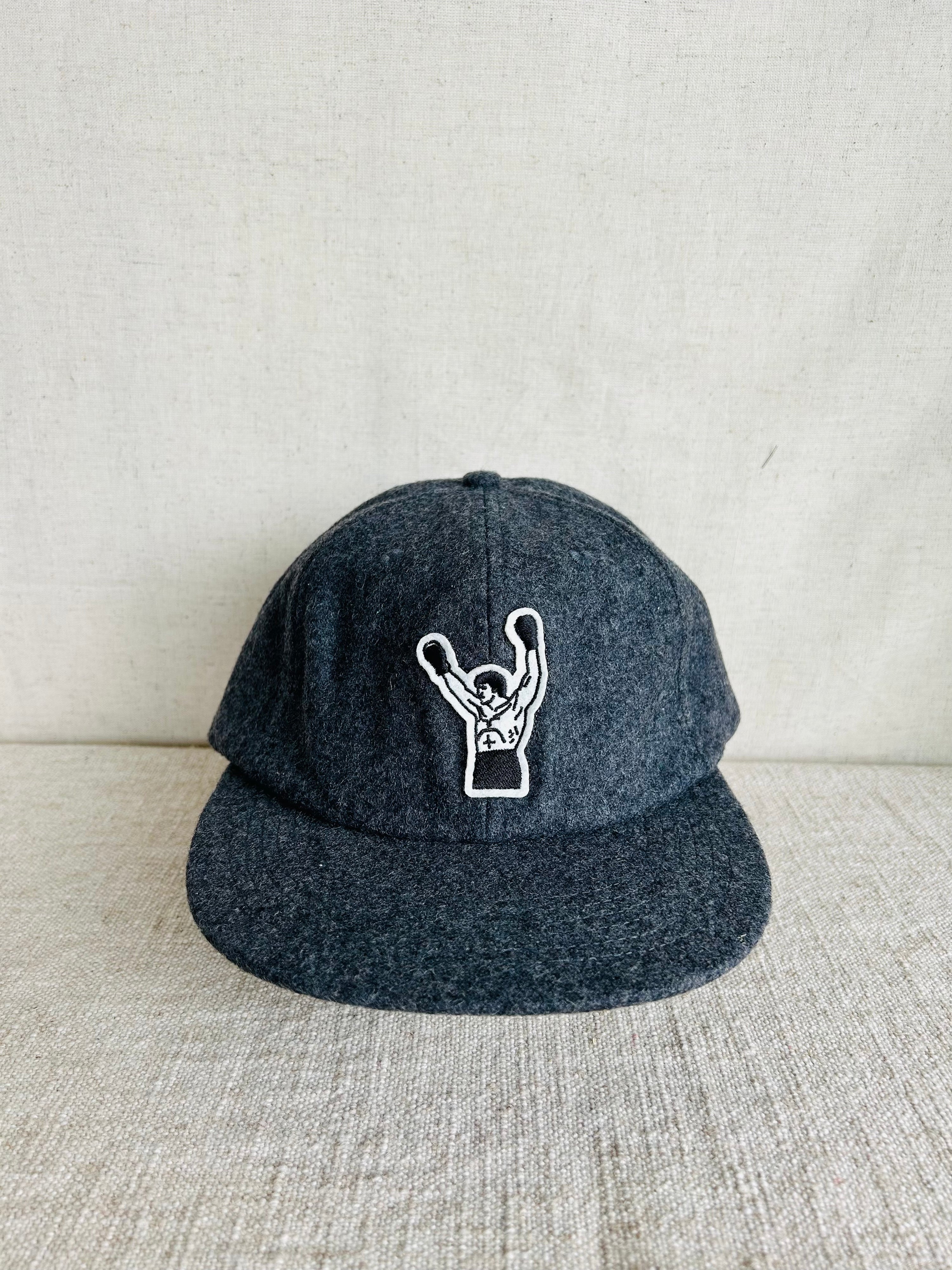 Rocky Felt Flat Brim Hat - Dark Gray