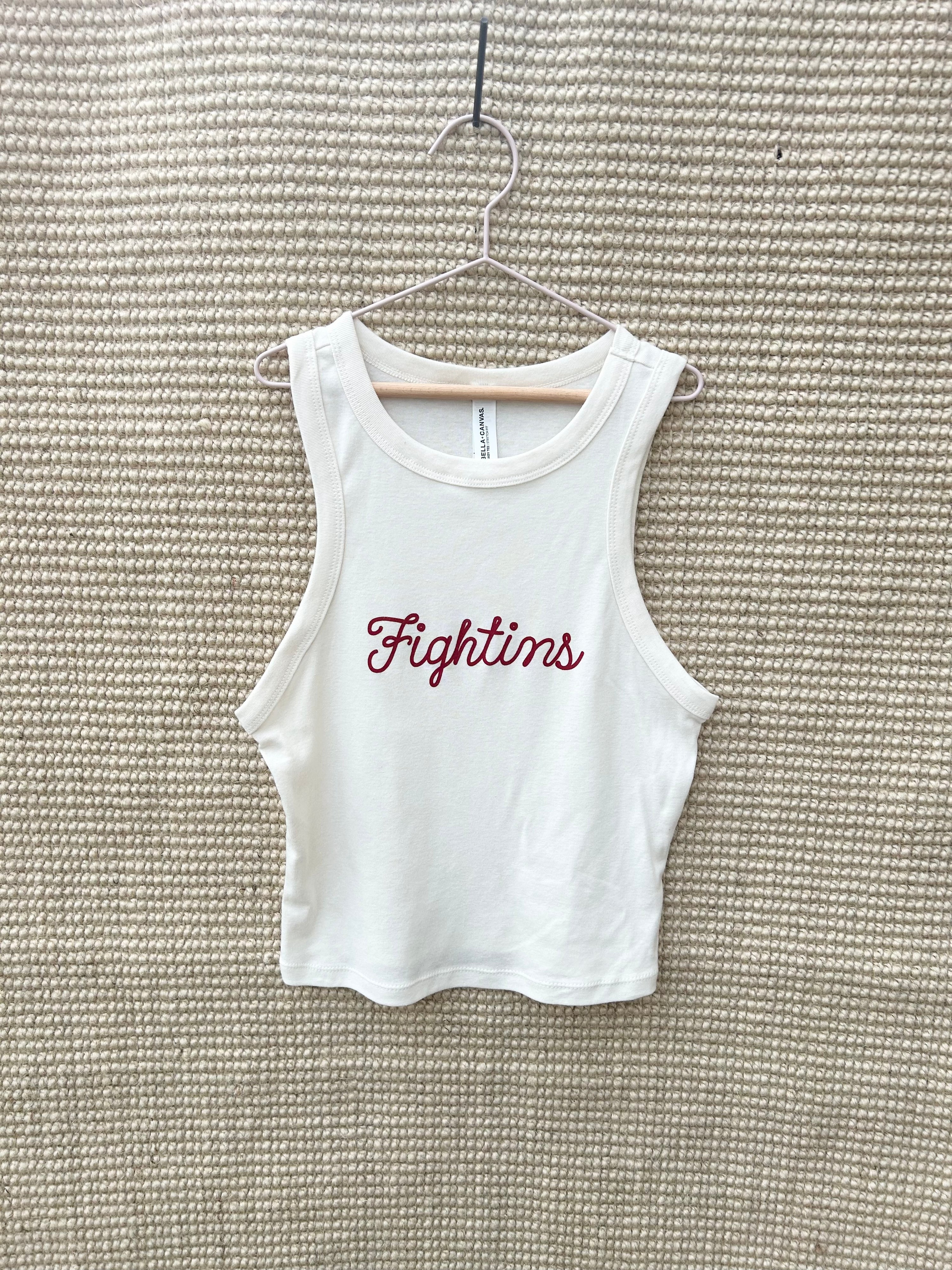 Fightins Cream Tank Top