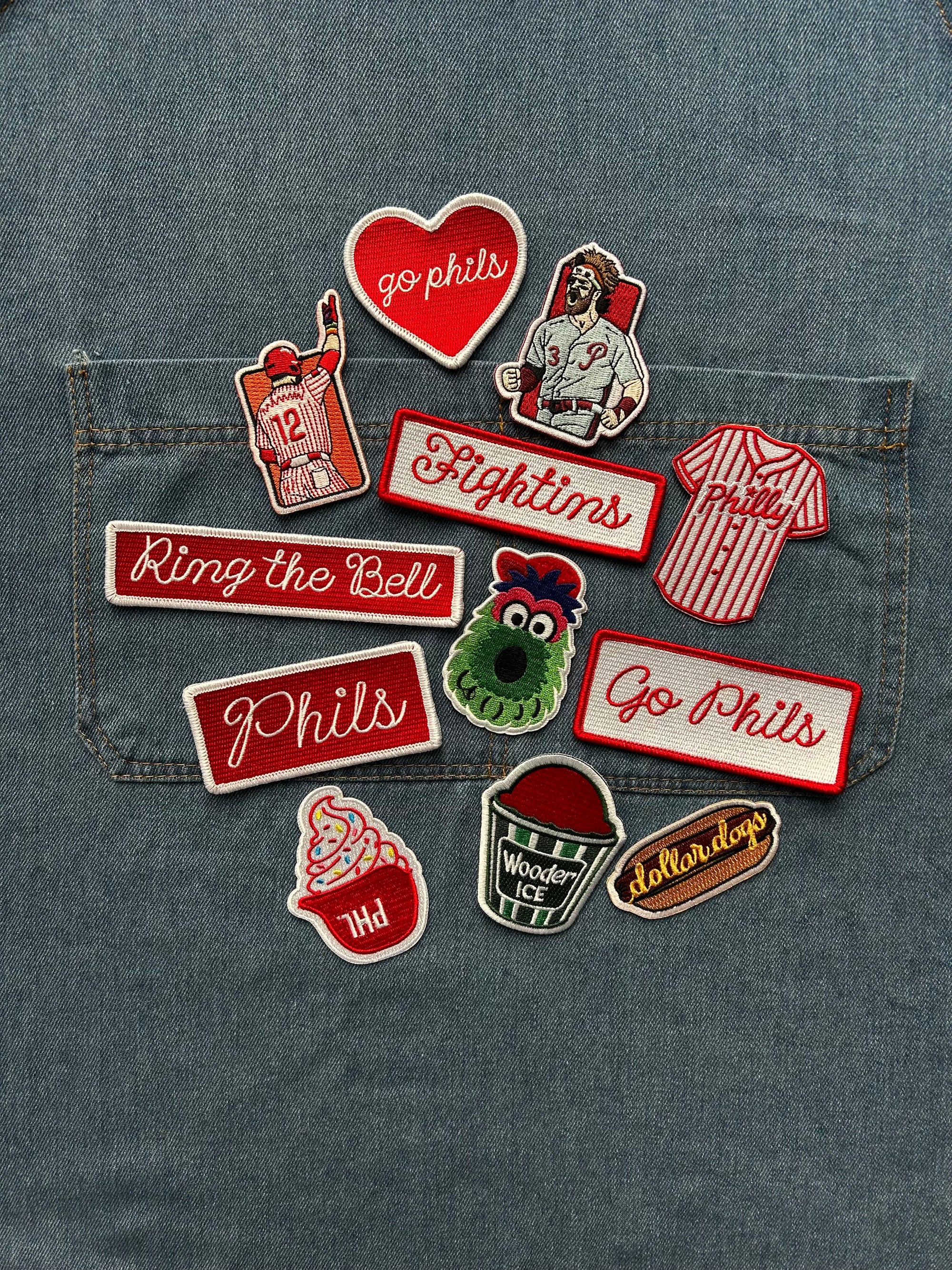 Chain Stitched Baseball Patches - Lrg