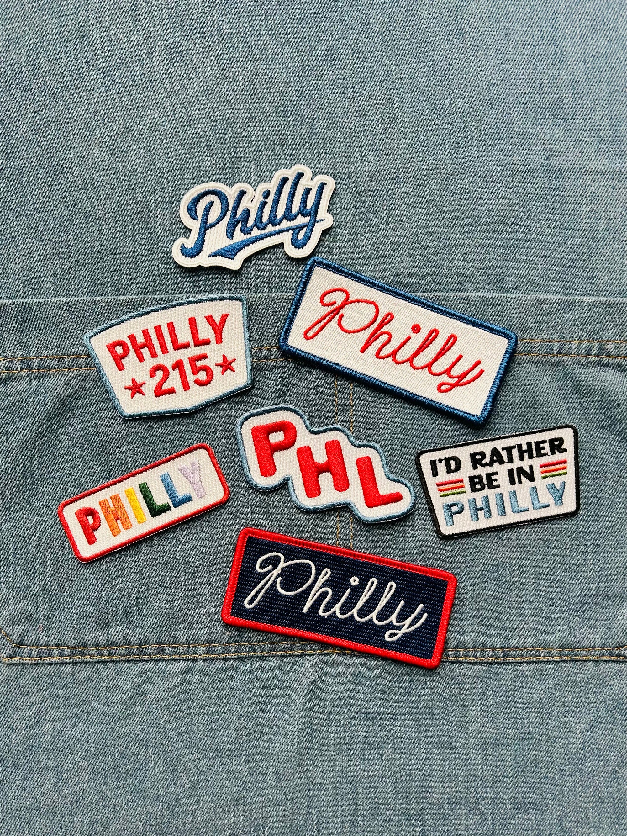 Chain Stitched Philly & PHL Patches - Lrg