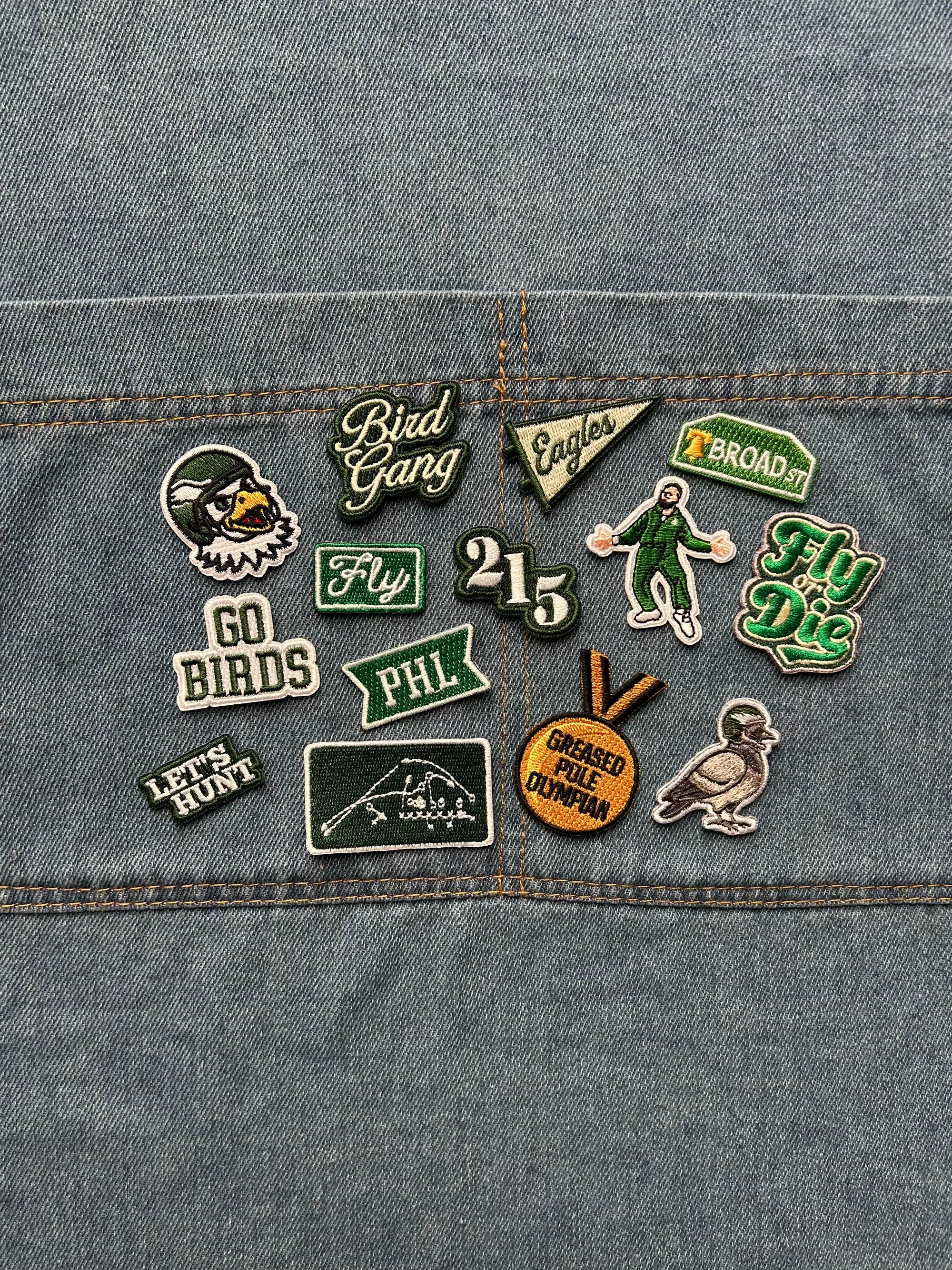 Philly Football Patches - Sm