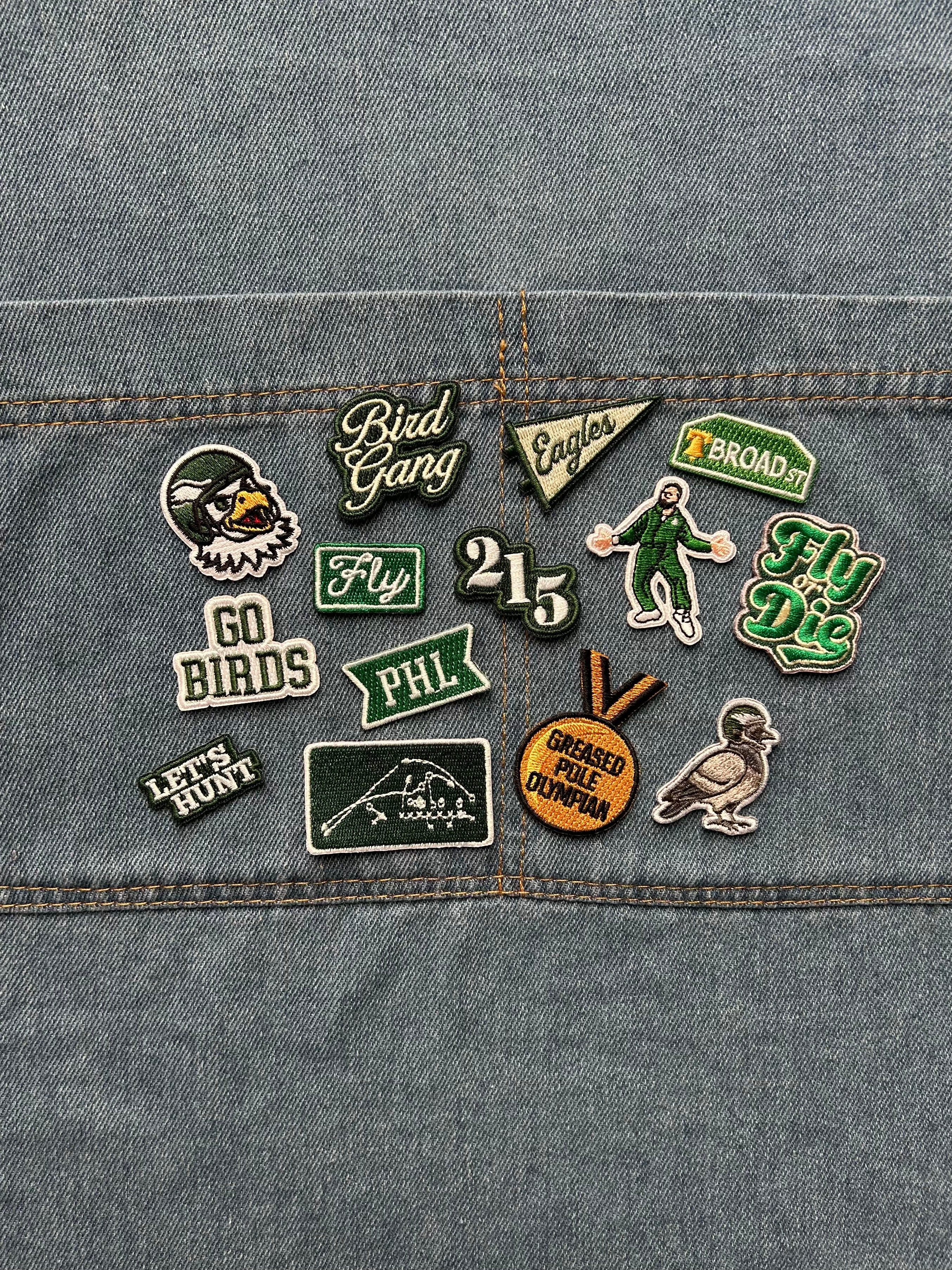 Philly Football Patches - Sm