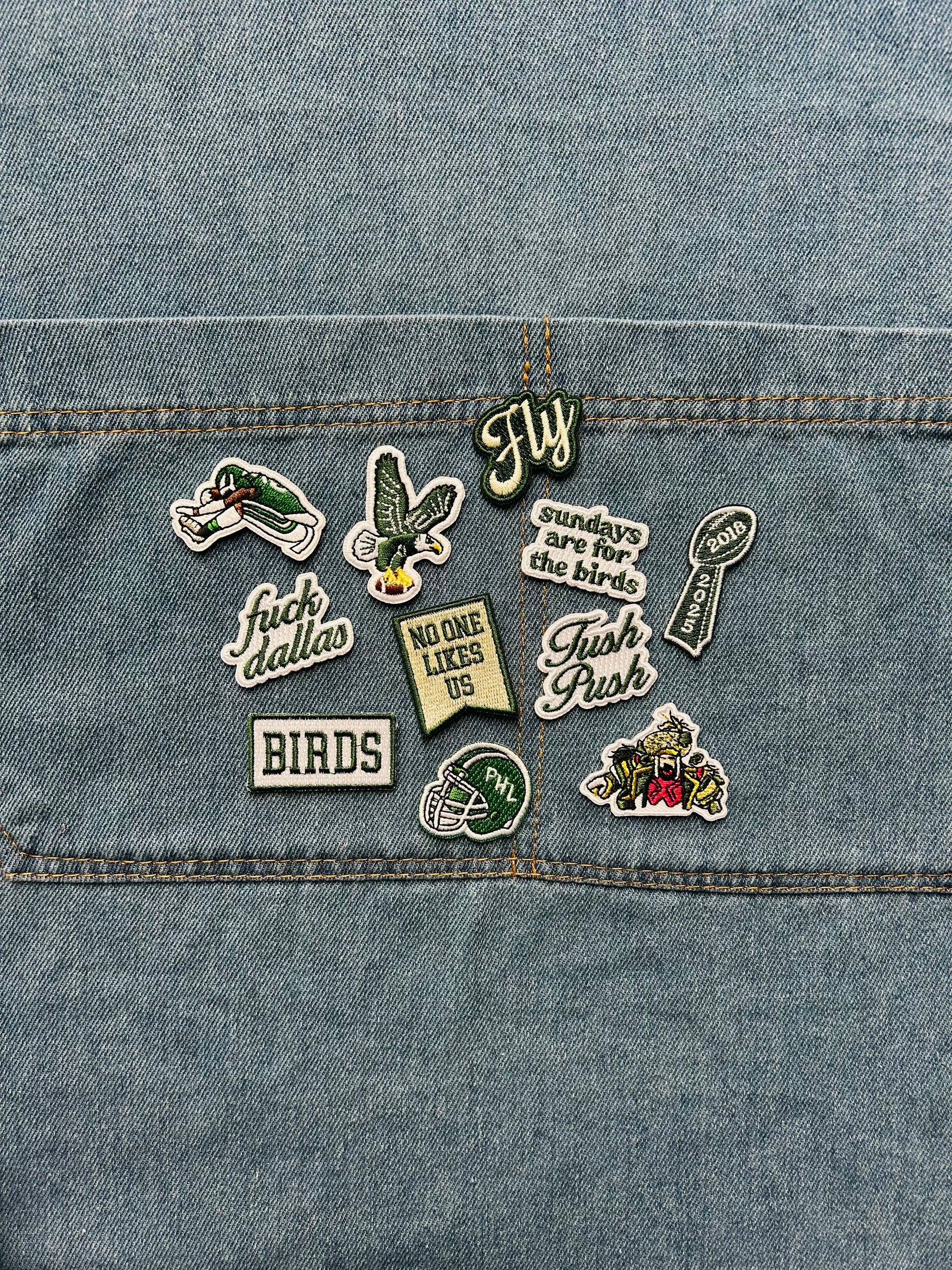 Philly Football Patches - Sm