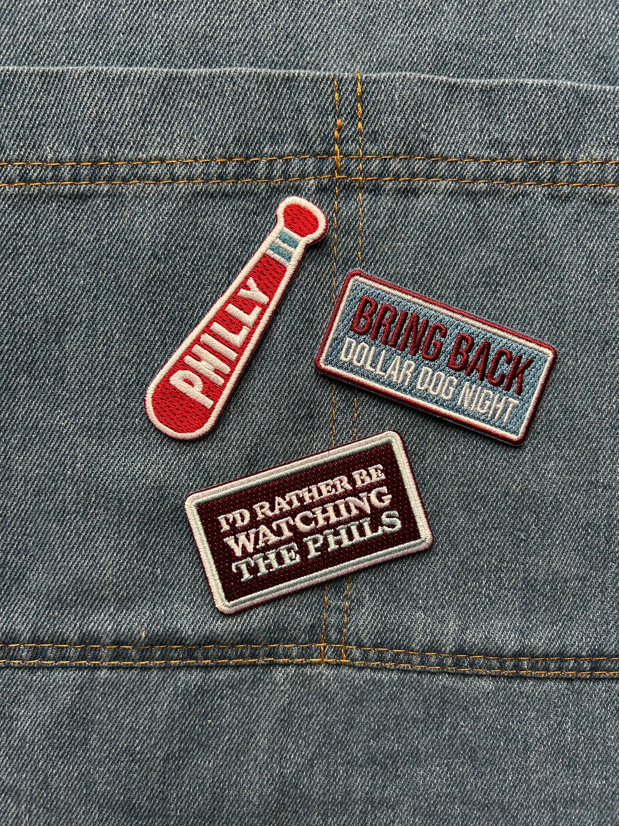 Philly Baseball Patches - Med
