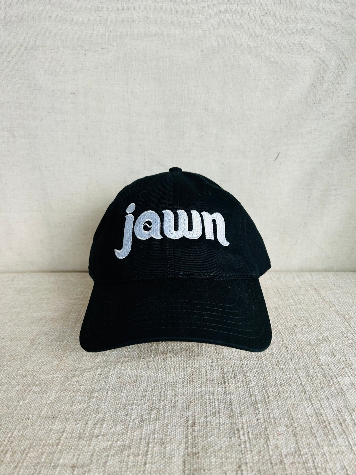 Retro Jawn Dad Hat - Black w White