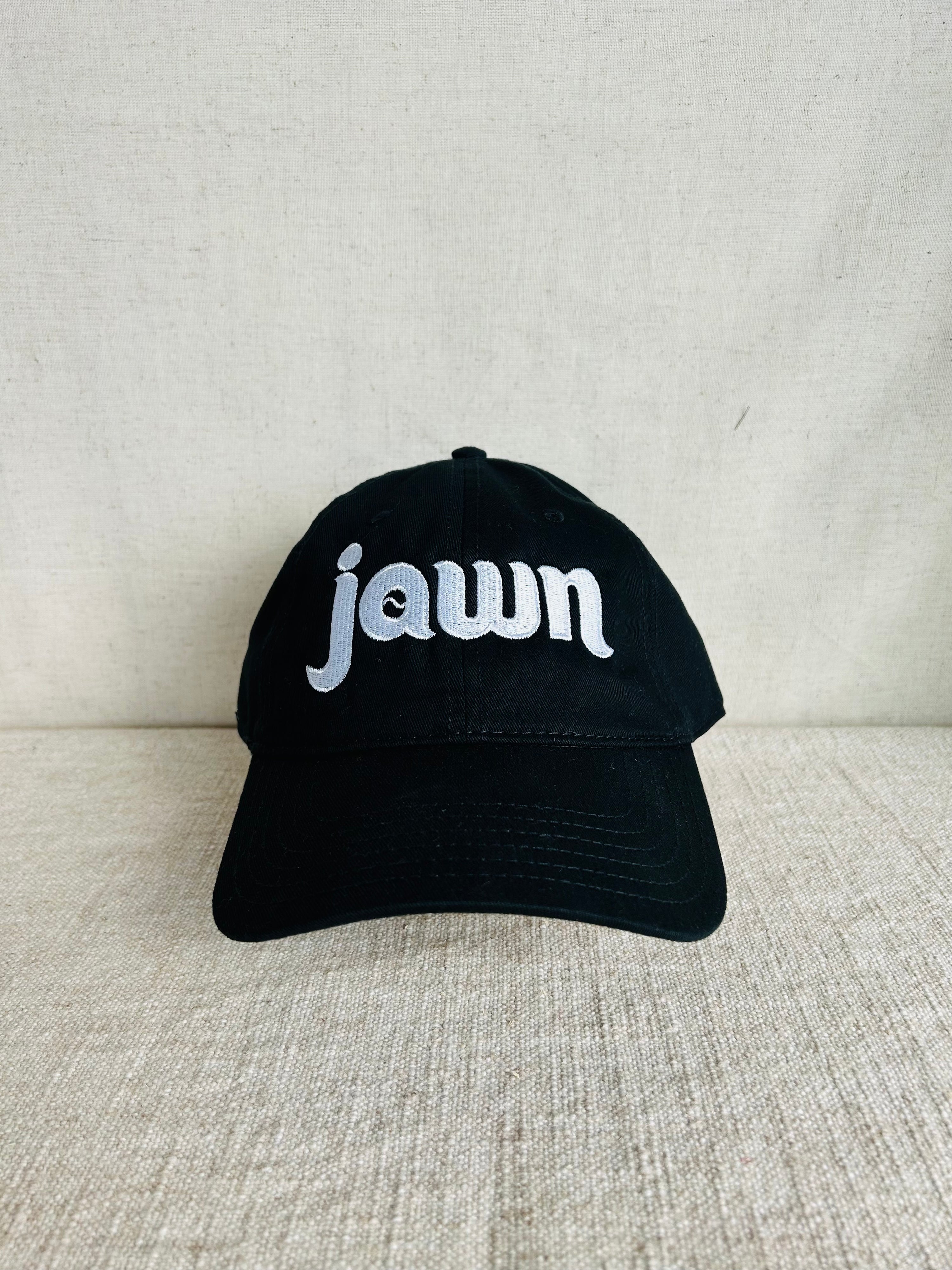 Retro Jawn Dad Hat - Black w White