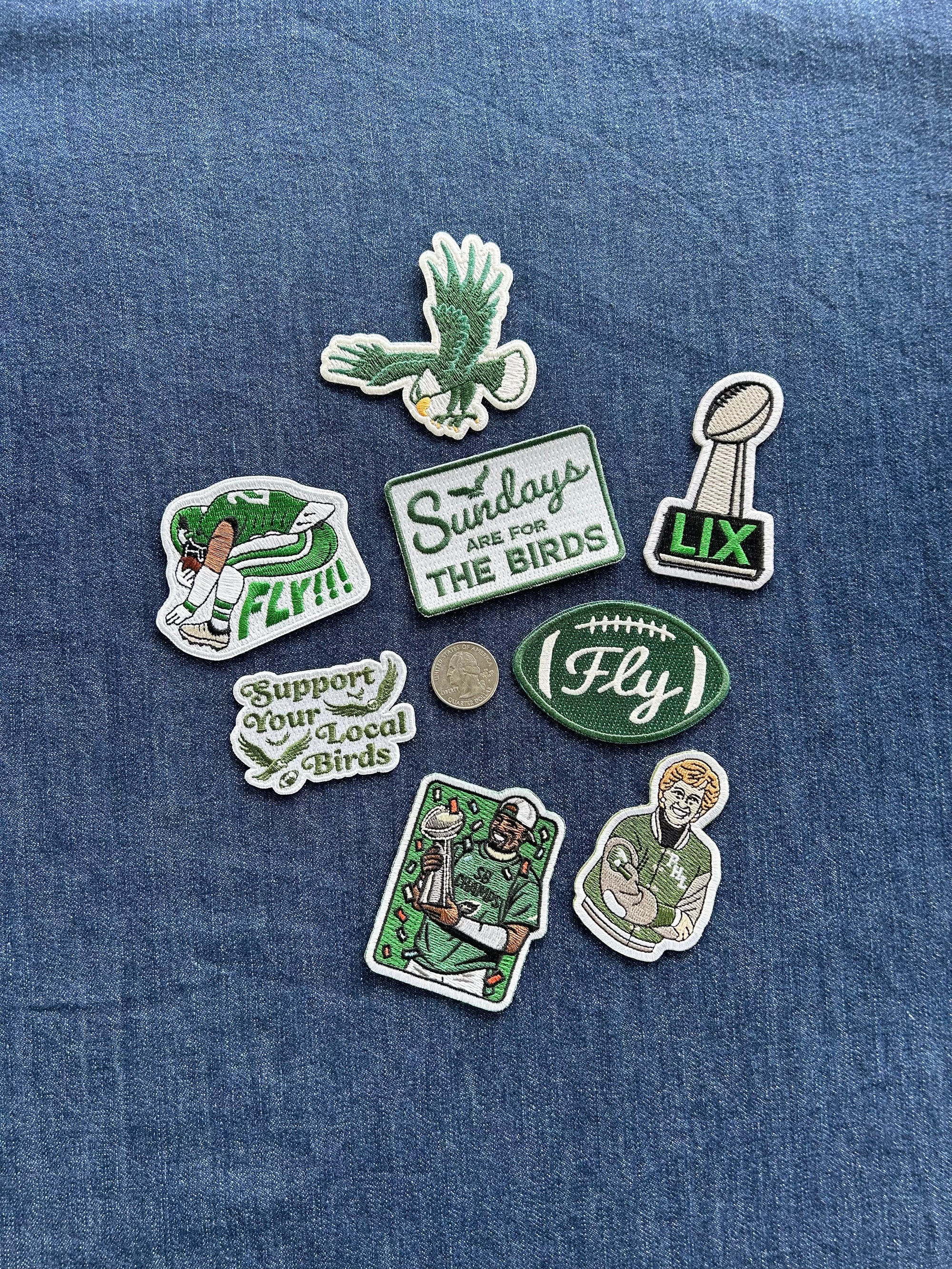 Philly Football Patches - Lrg