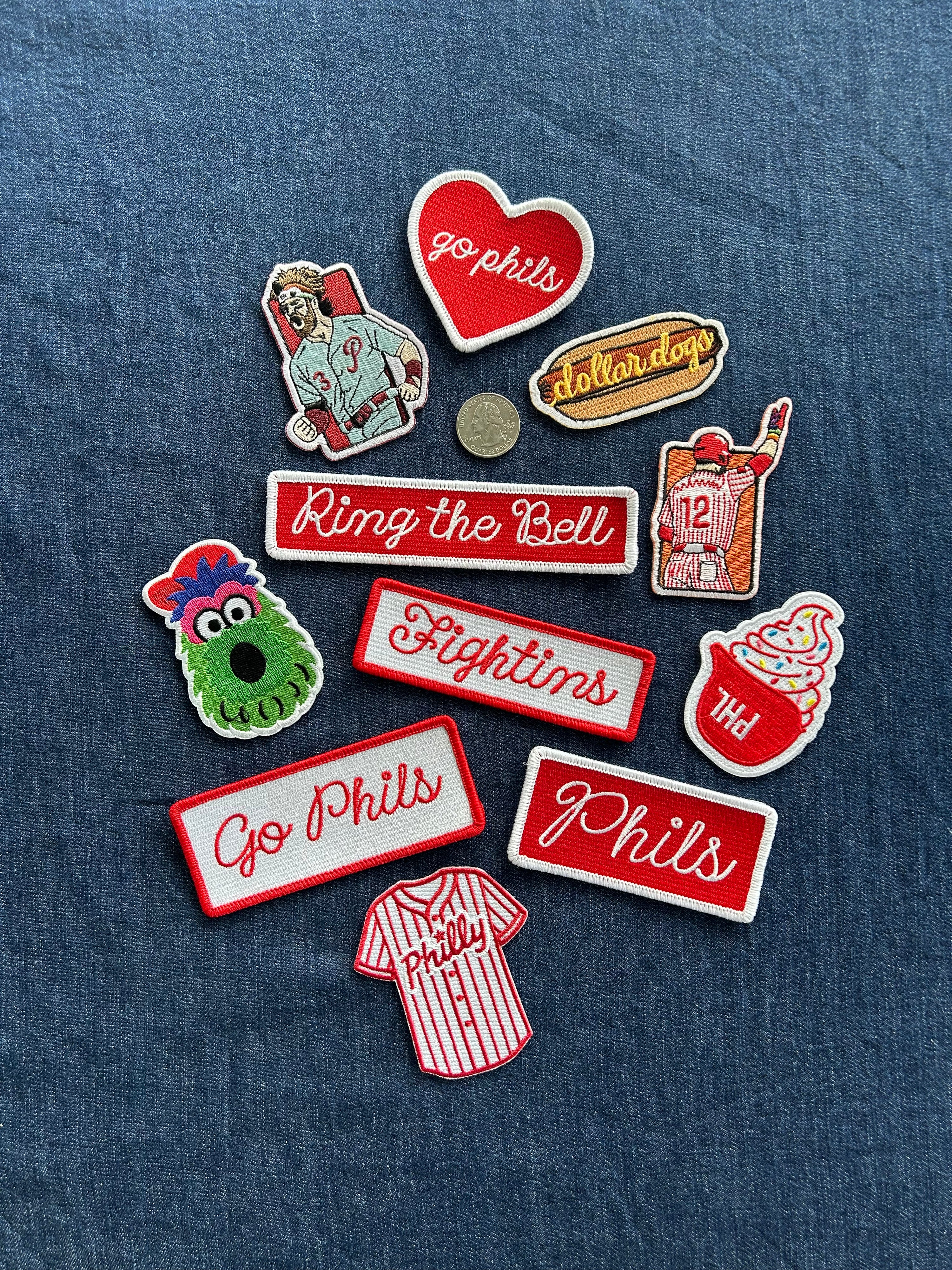 Philly Baseball Patches - Lrg