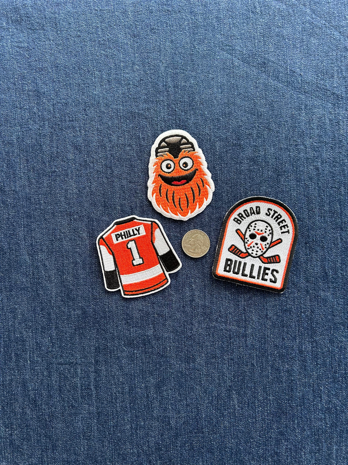 Philly Ice Hockey Patches - Lrg