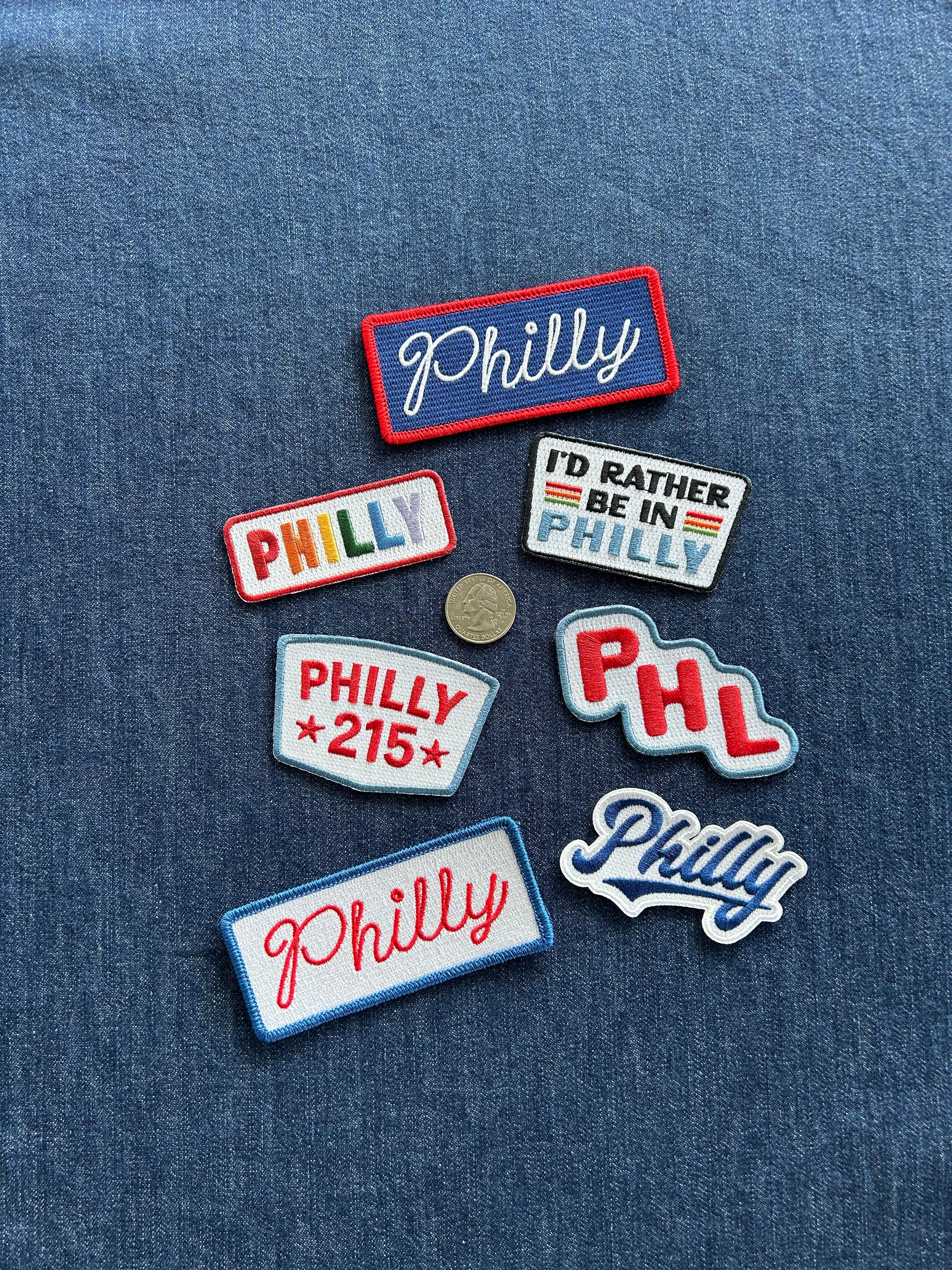 Philly & PHL Patches - Lrg