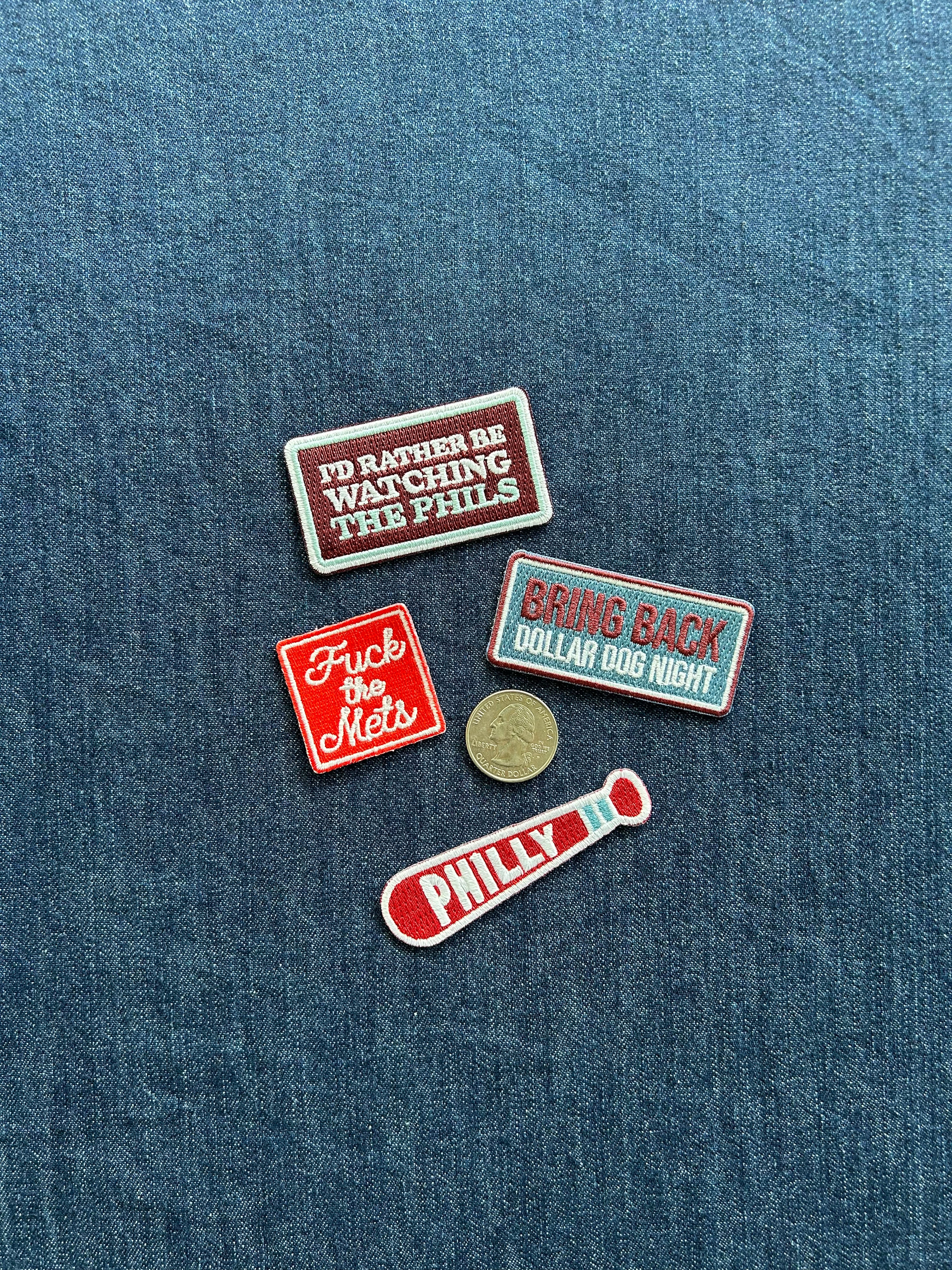Philly Baseball Patches - Med