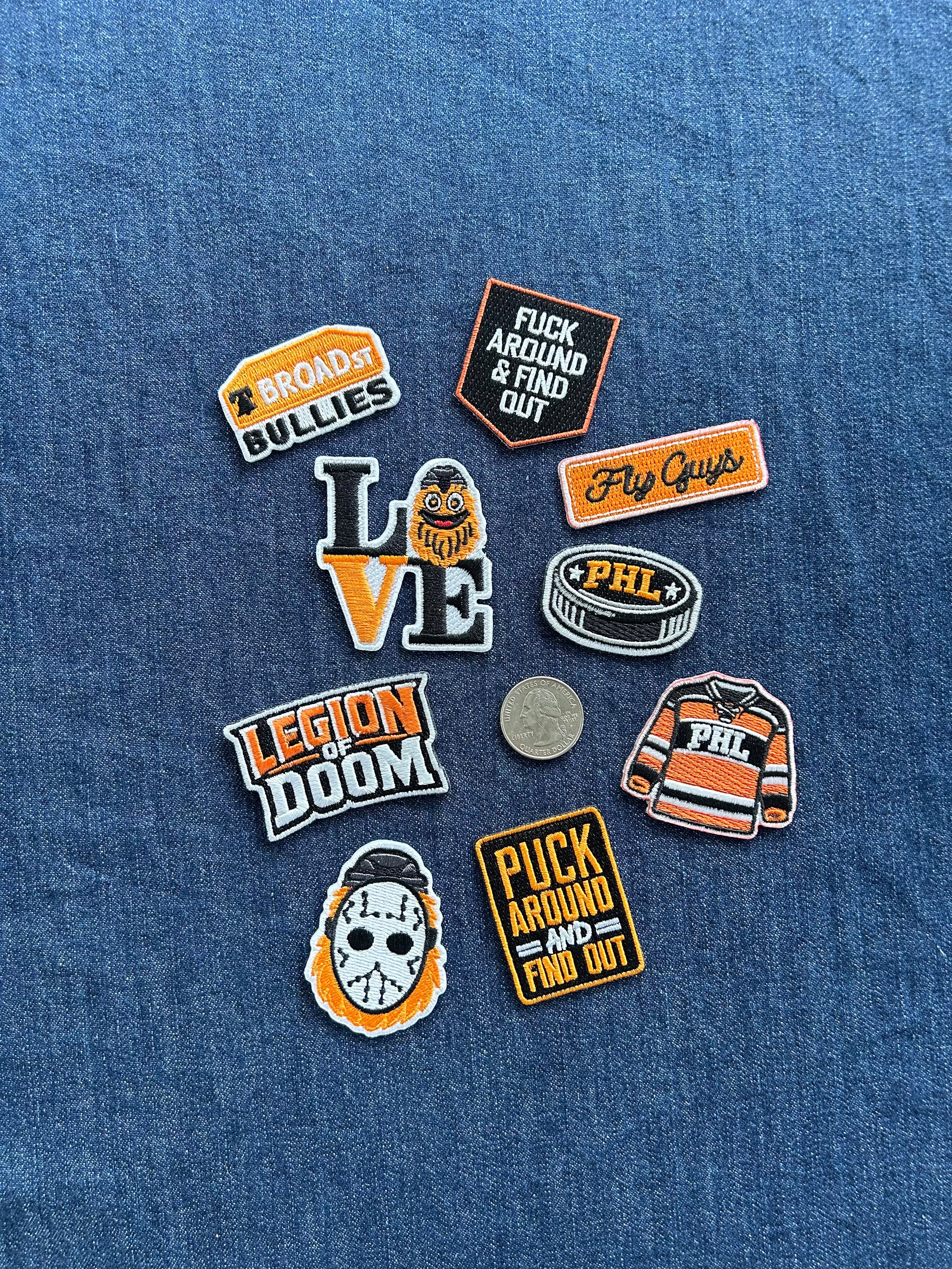 Philly Ice Hockey Patches - Med