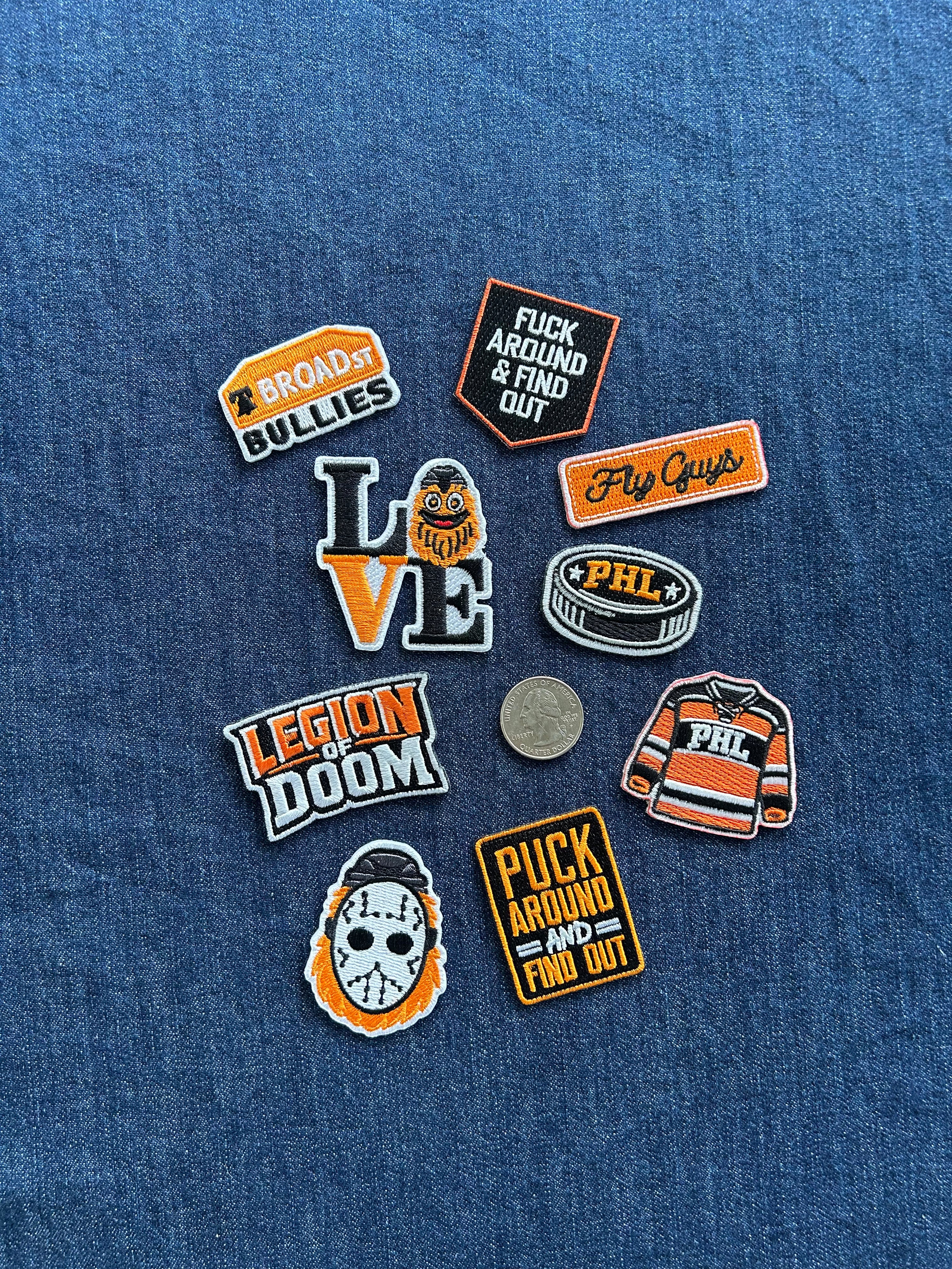 Philly Ice Hockey Patches - Med
