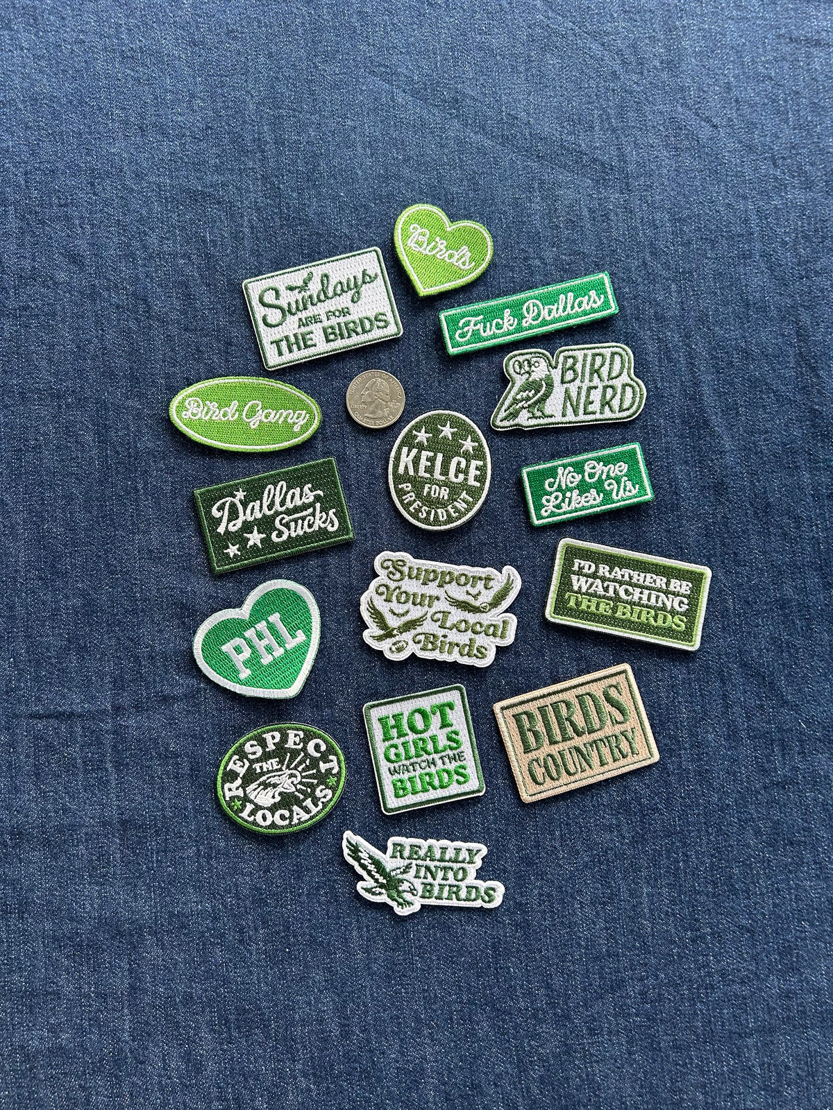 Philly Football Patches - Med